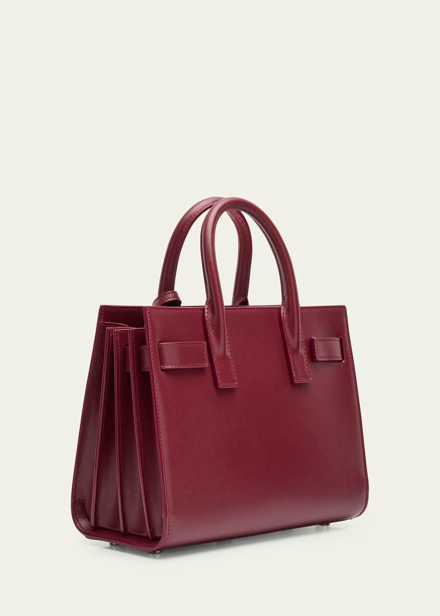Saint Laurent Sac De Jour Nano Top-Handle Bag in Smooth Leather Image 3 of 6