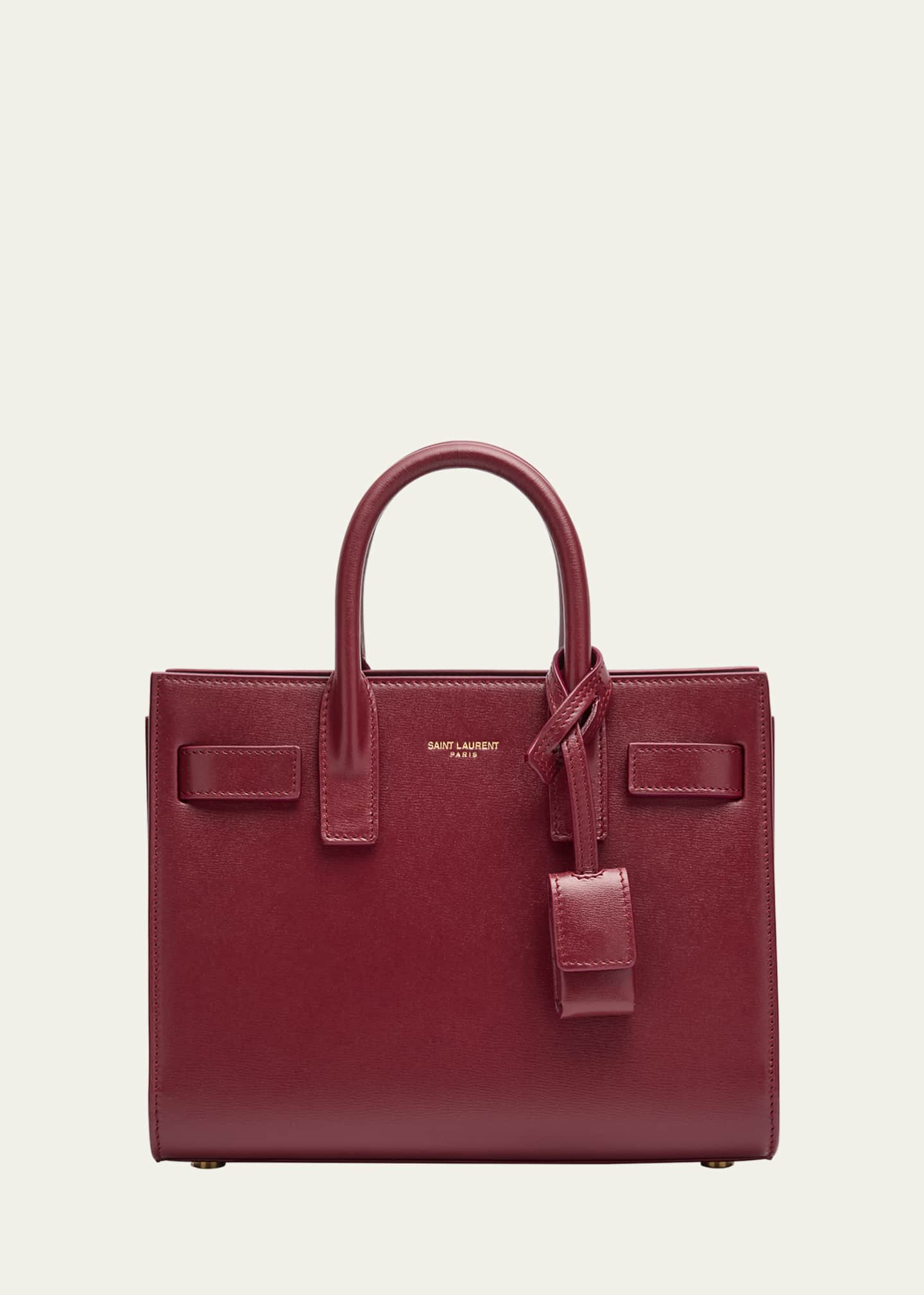 Saint Laurent Sac De Jour Nano Top-Handle Bag in Smooth Leather Image 1 of 6