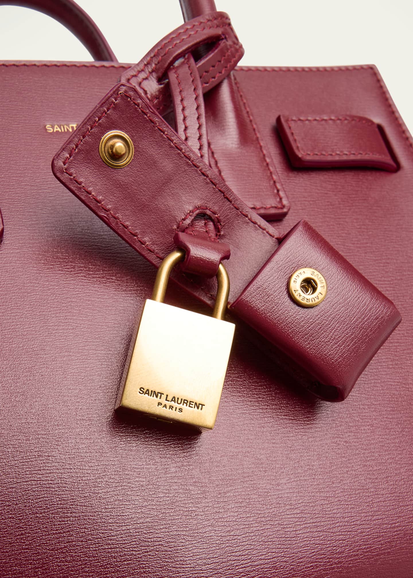 Saint Laurent Sac De Jour Nano Top-Handle Bag in Smooth Leather Image 5 of 6