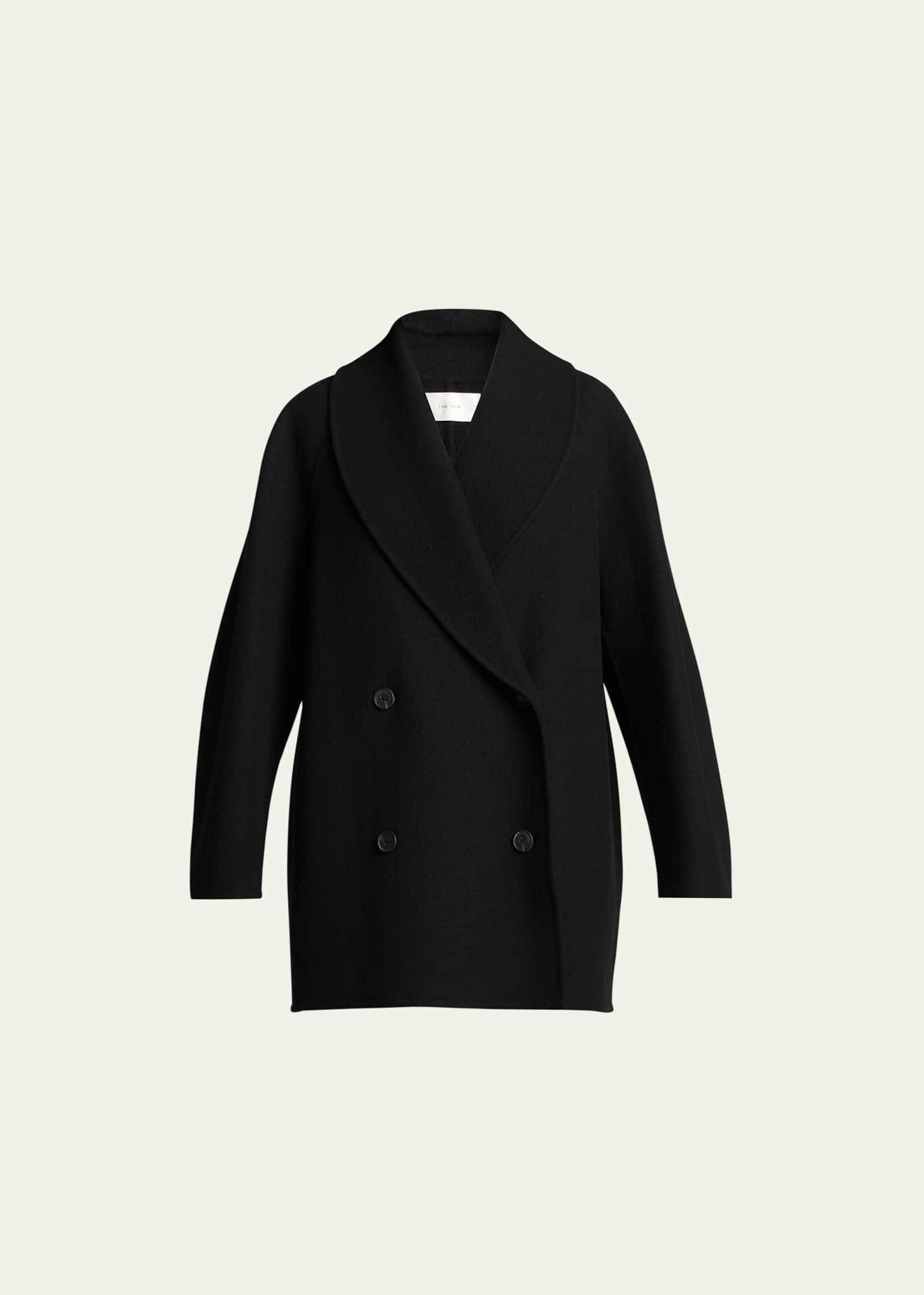 THE ROW Polli Double-Breasted Oversized Jacket - Bergdorf Goodman