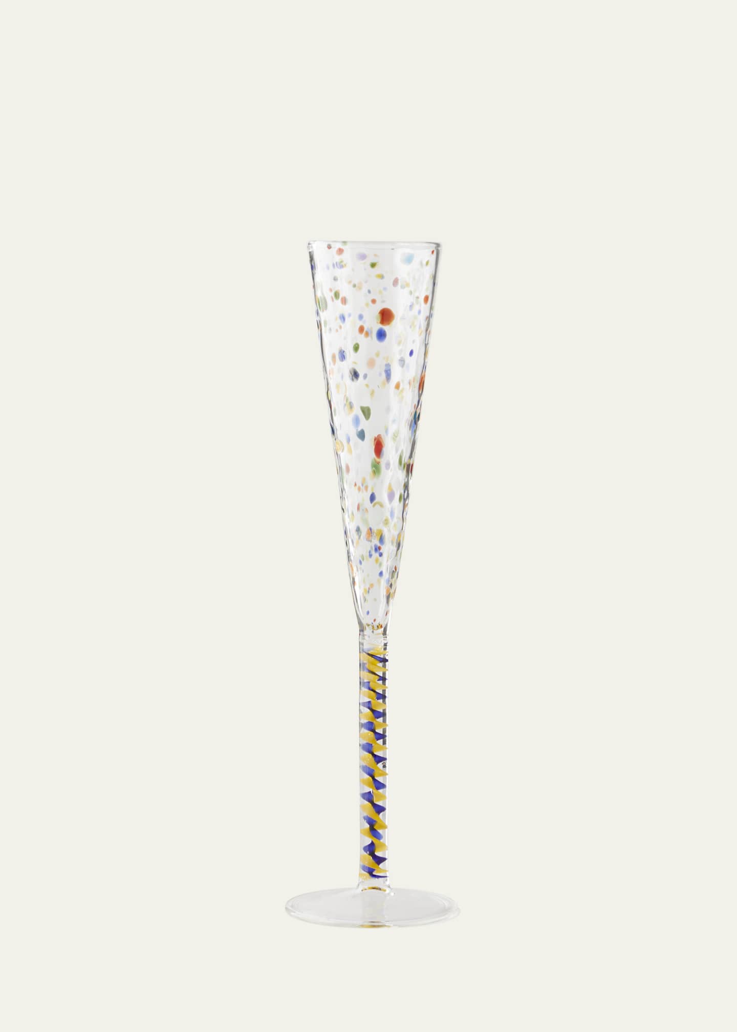 Massimo Lunardon Multicolor Champagne Flute Image 1 of 2
