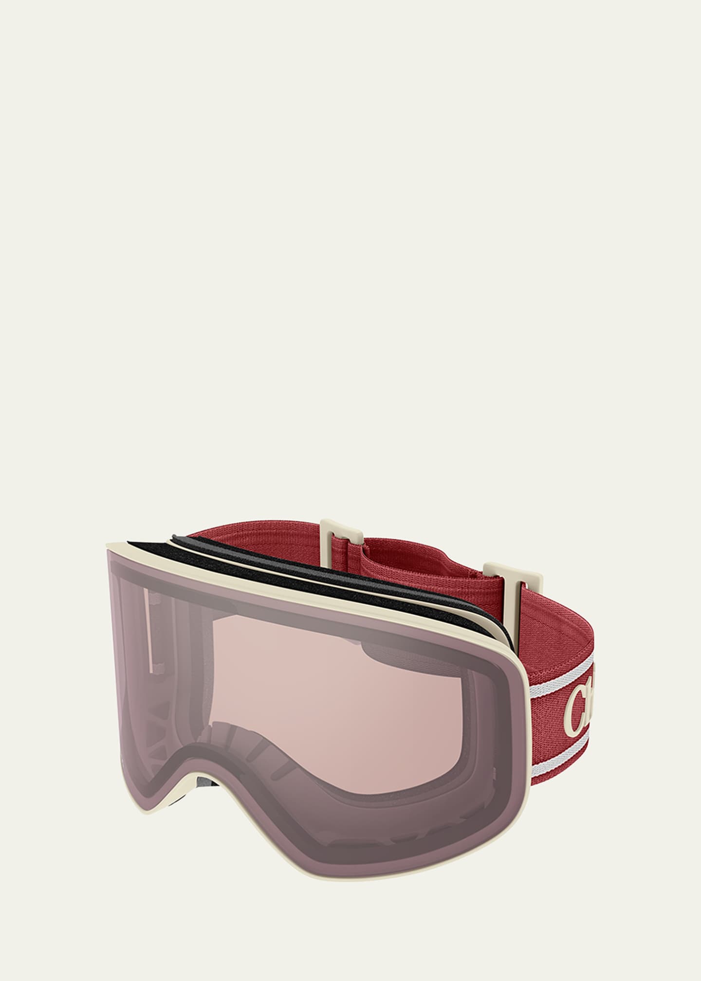 Chloe Logo Injection Plastic Ski Goggles Image 2 of 5