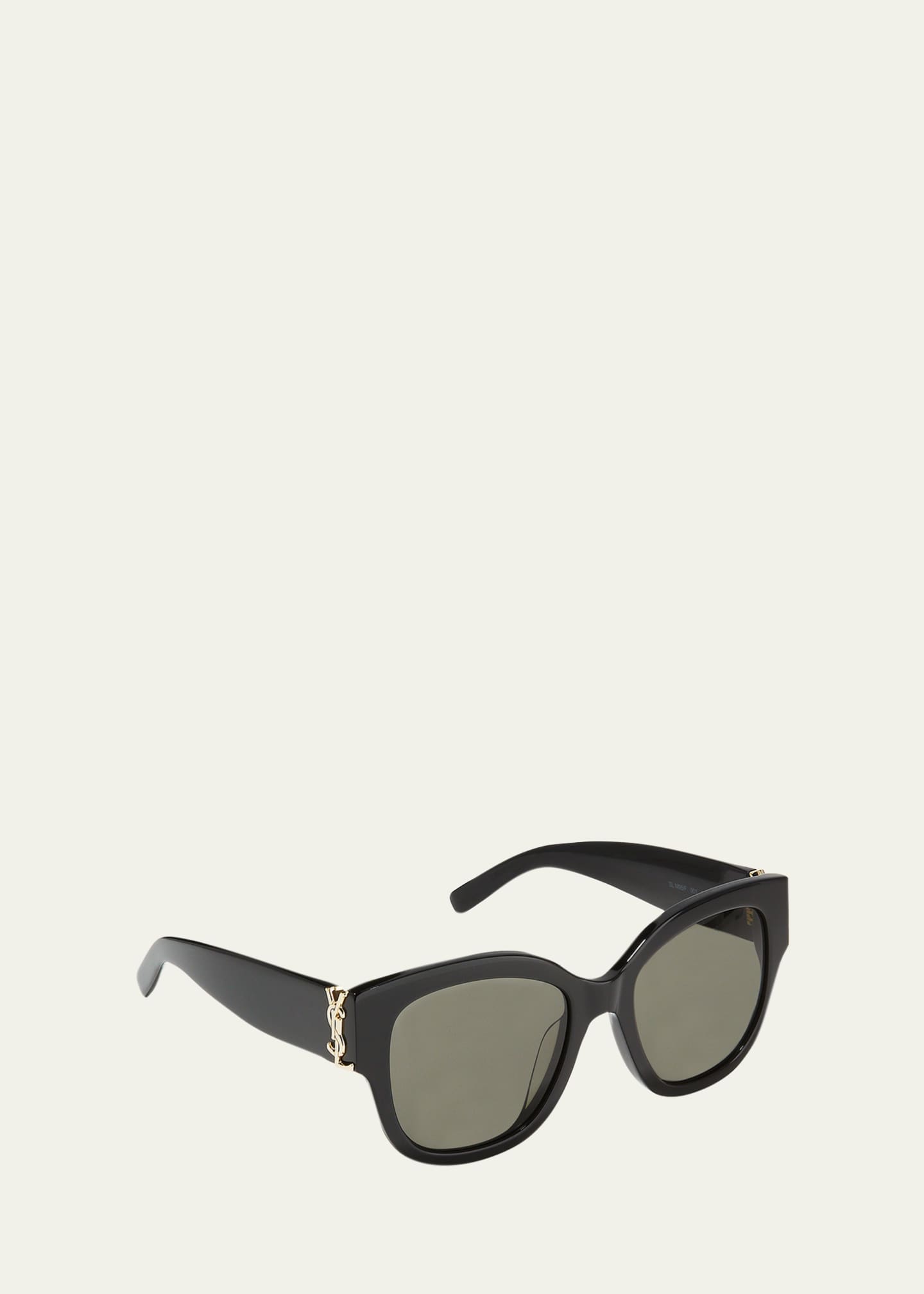 SAINT LAURENT EYEWEAR YSL oversized cat-eye acetate sunglasses