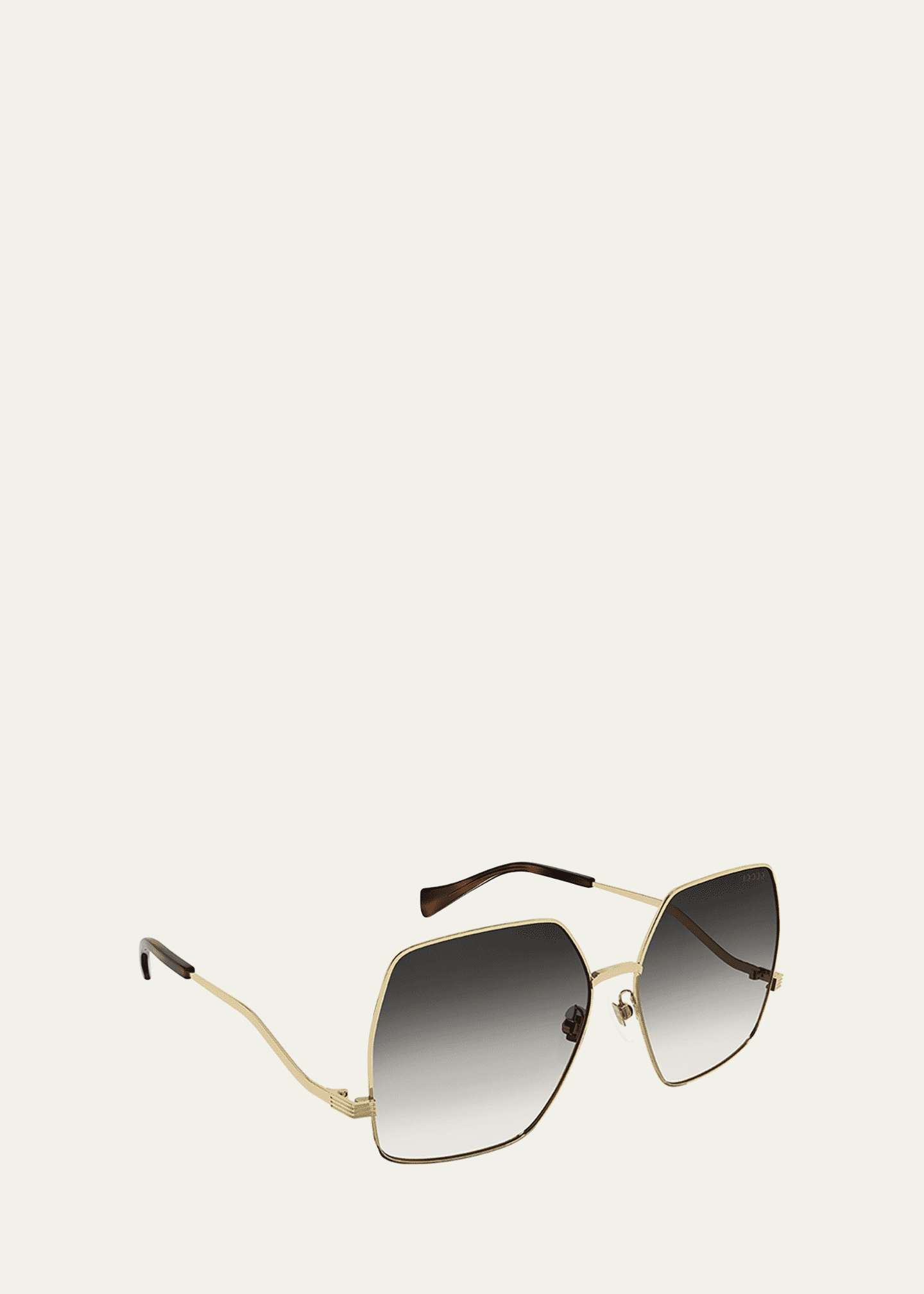gucci geometric sunglasses