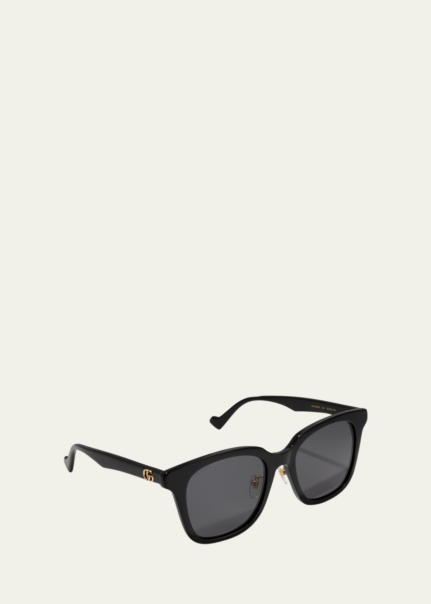 Gucci Monochromatic Square Acetate Sunglasses - Bergdorf Goodman
