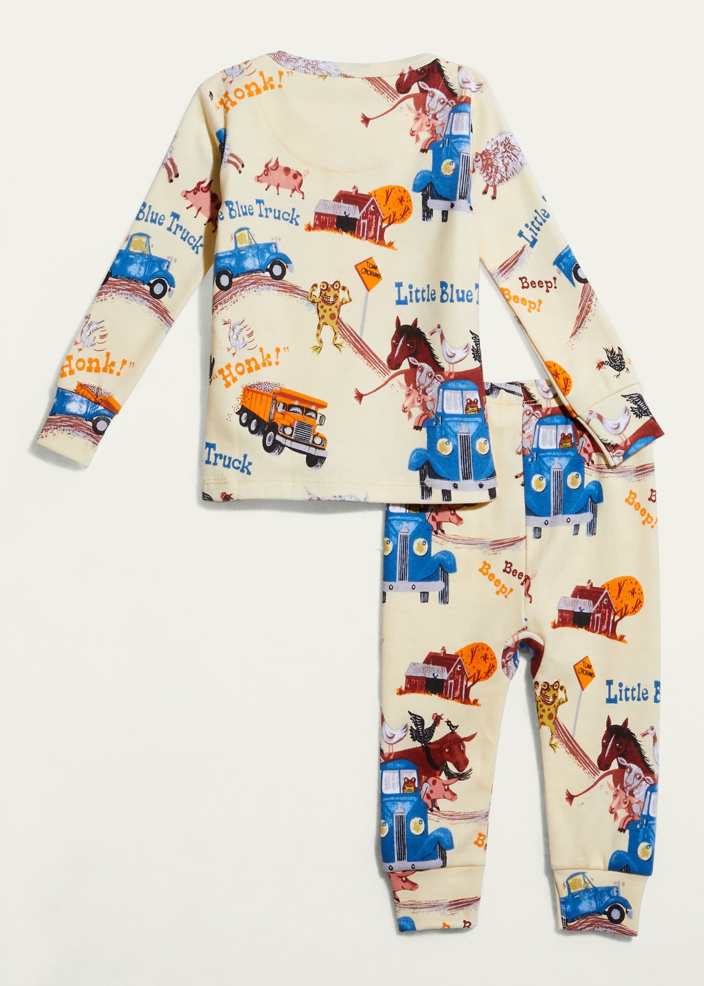Books To Bed Boy's Little Blue Truck Printed 2-Piece Pajamas, Size 12-24M Image 2 of 3