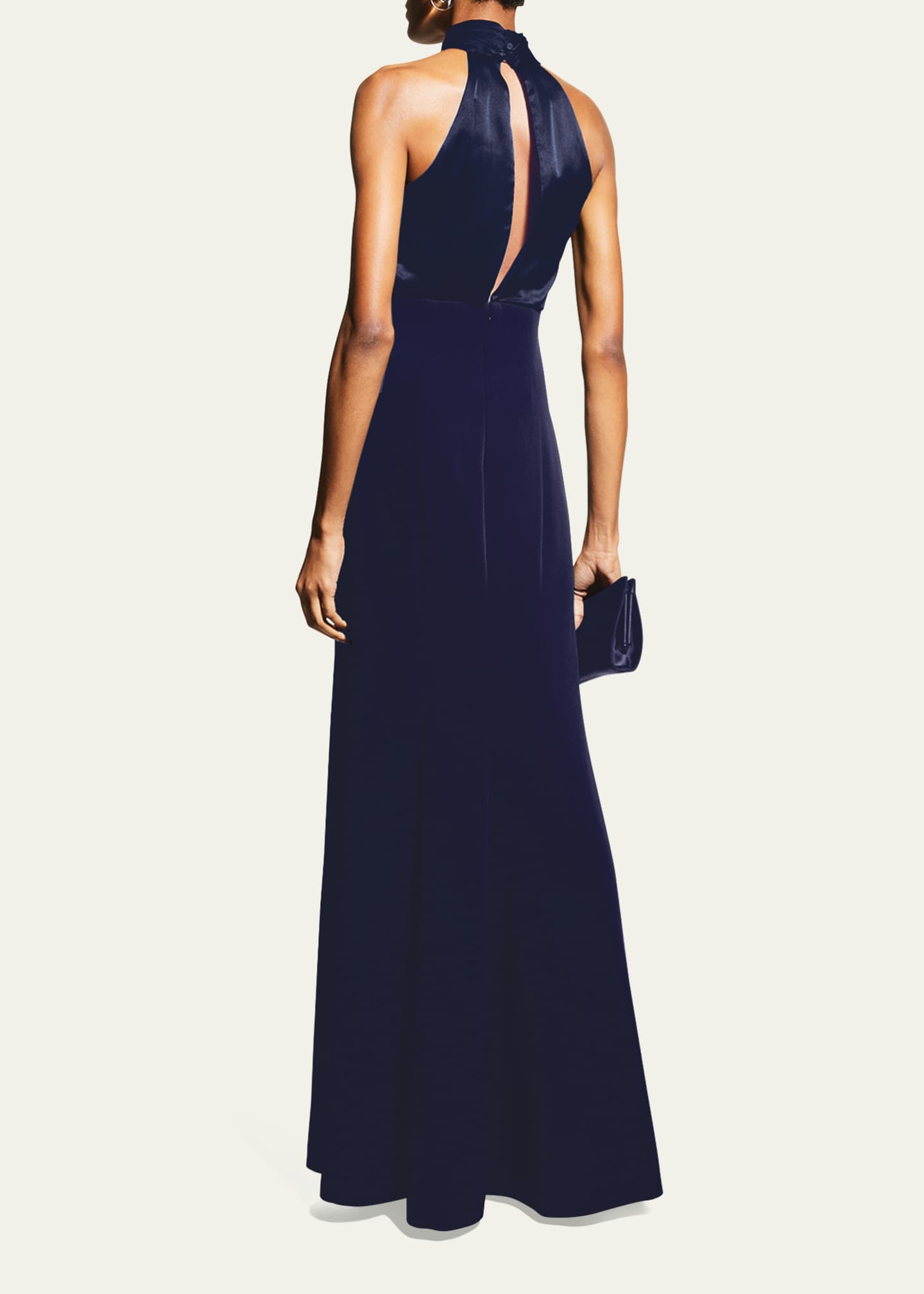 Cinq a Sept Alexandra Halter Trumpet Gown Bergdorf Goodman