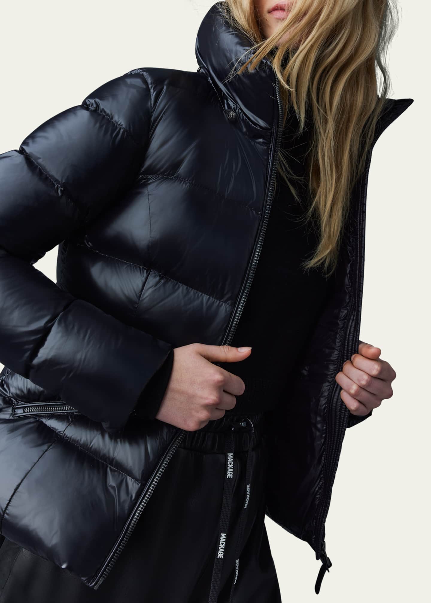 Jacket with lights in hood clearance