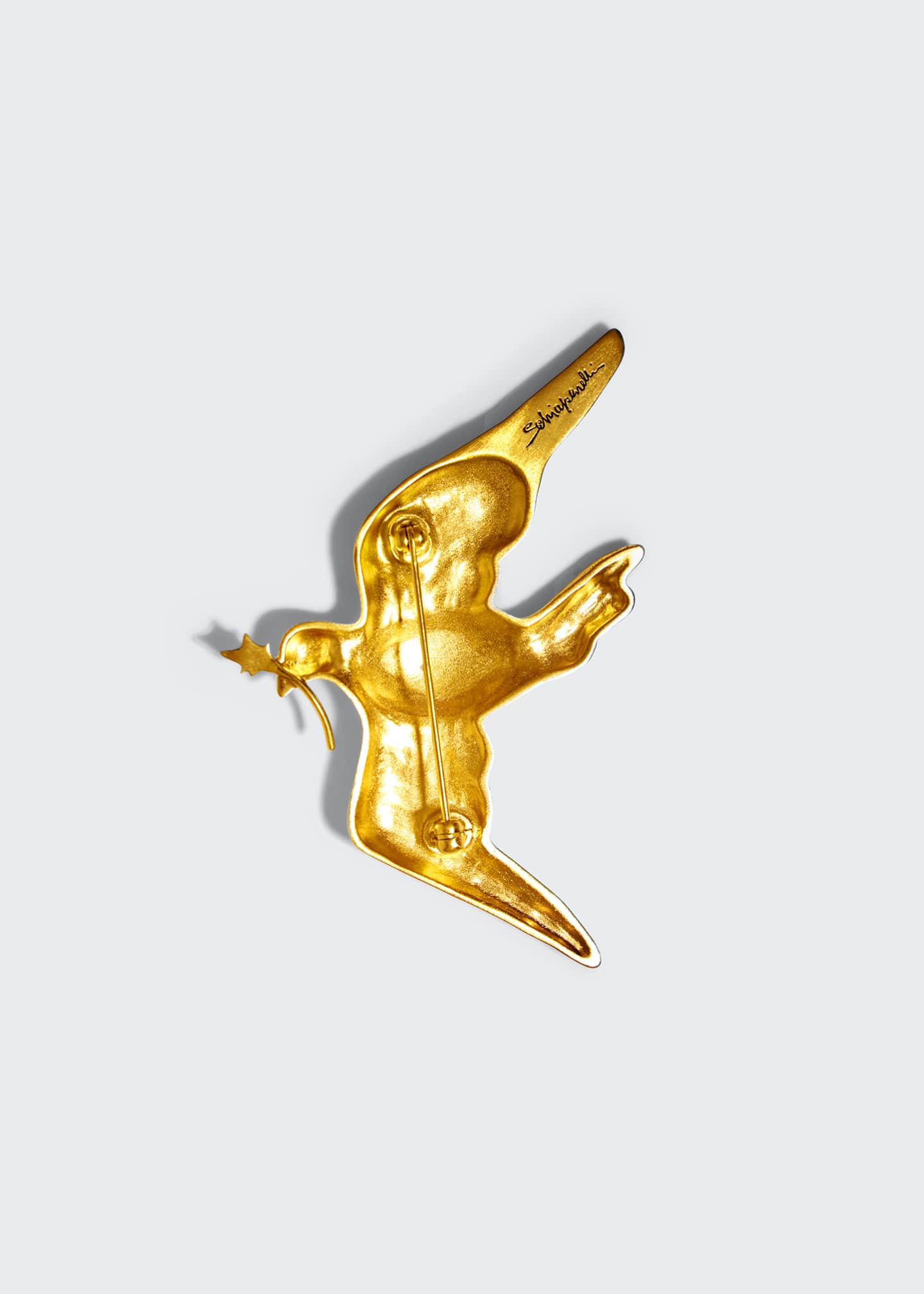 Schiaparelli Lady Gaga Born this Way Foundation Dove Brooch (6 cm