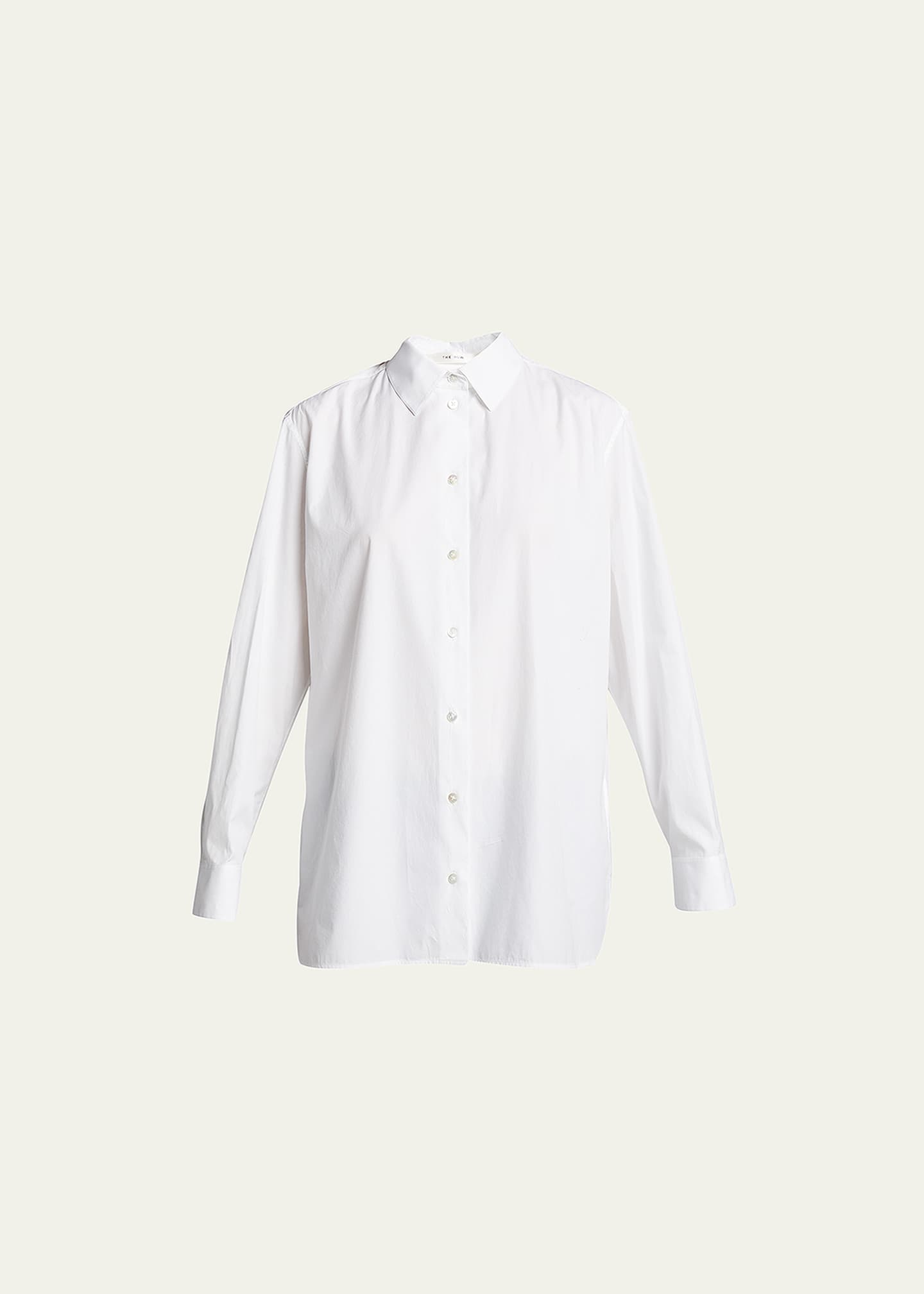 THE ROW Sisilia Oversized Poplin Shirt Image 1 of 5