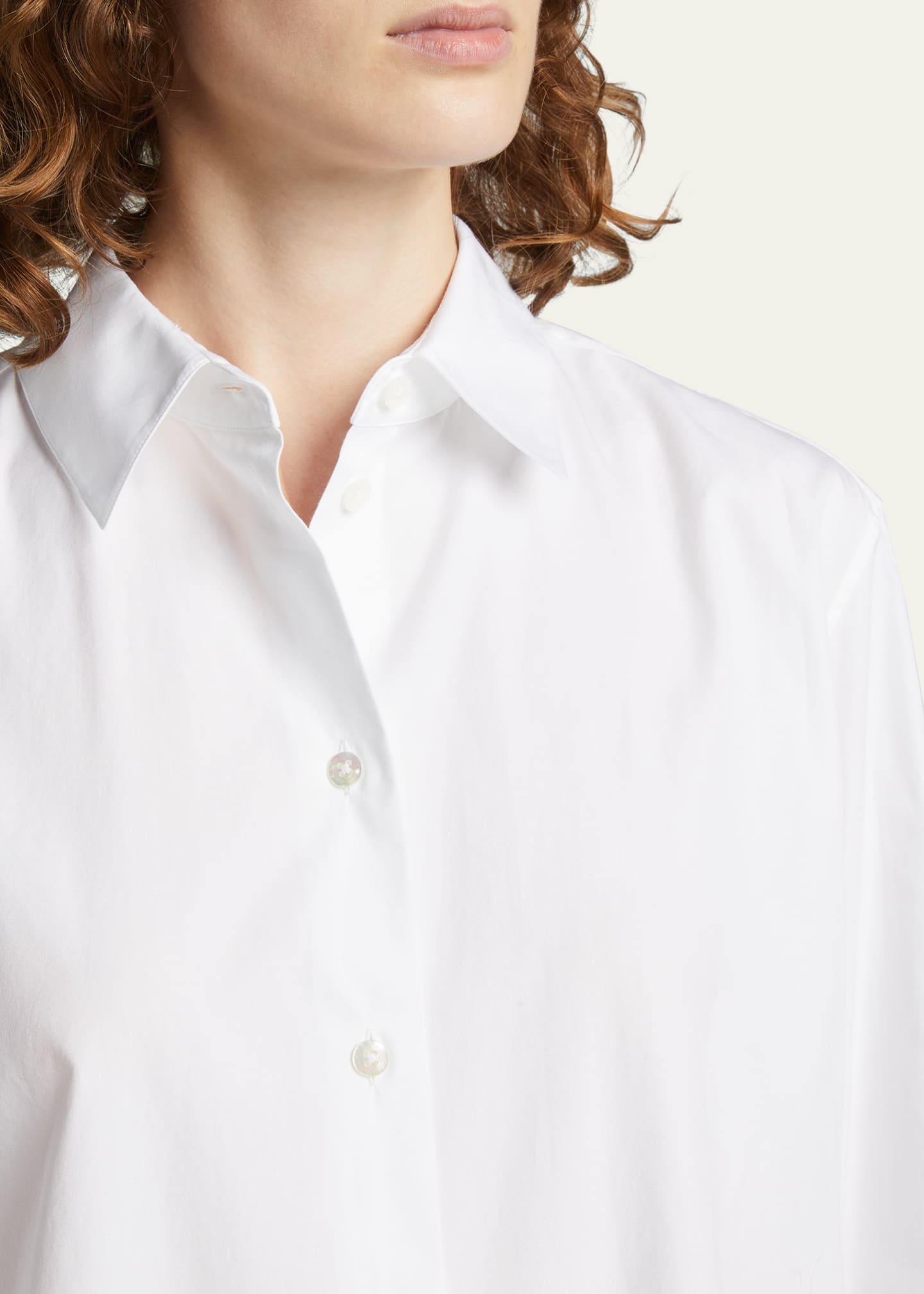 THE ROW Sisilia Oversized Poplin Shirt Image 5 of 5