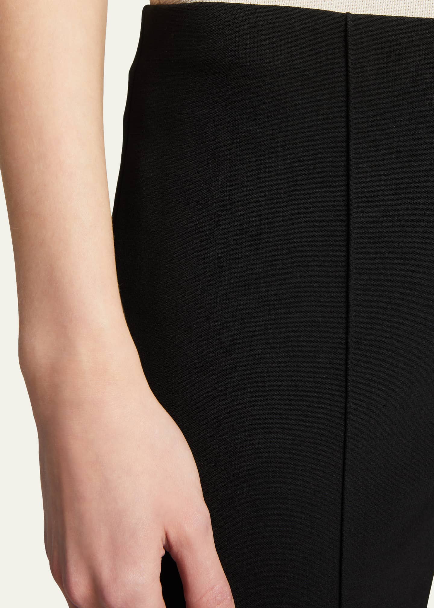 THE ROW Kosso Skinny-Leg Wool Pants - Bergdorf Goodman