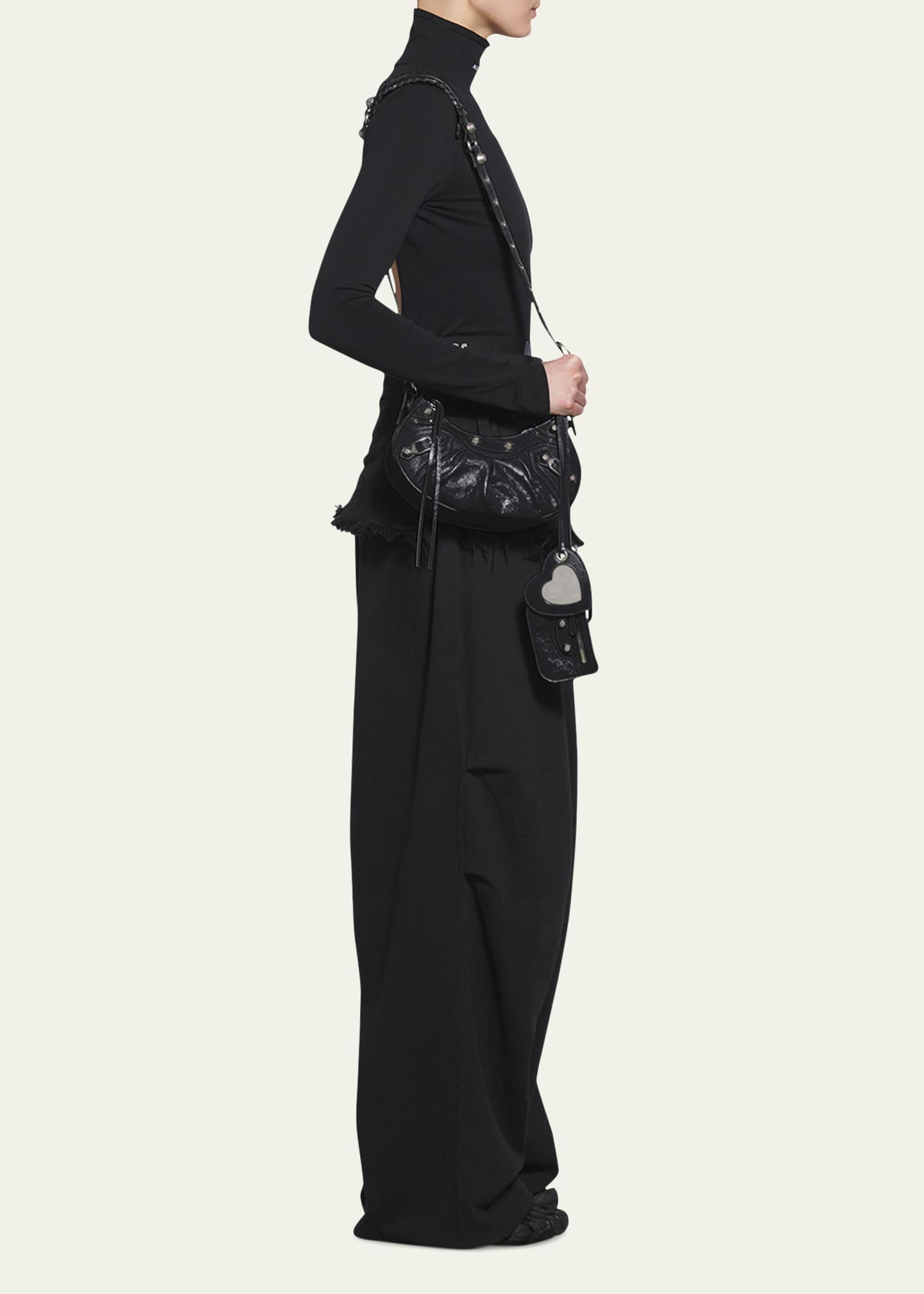 Balenciaga Cagole XS Studded Leather Shoulder Bag - Bergdorf Goodman