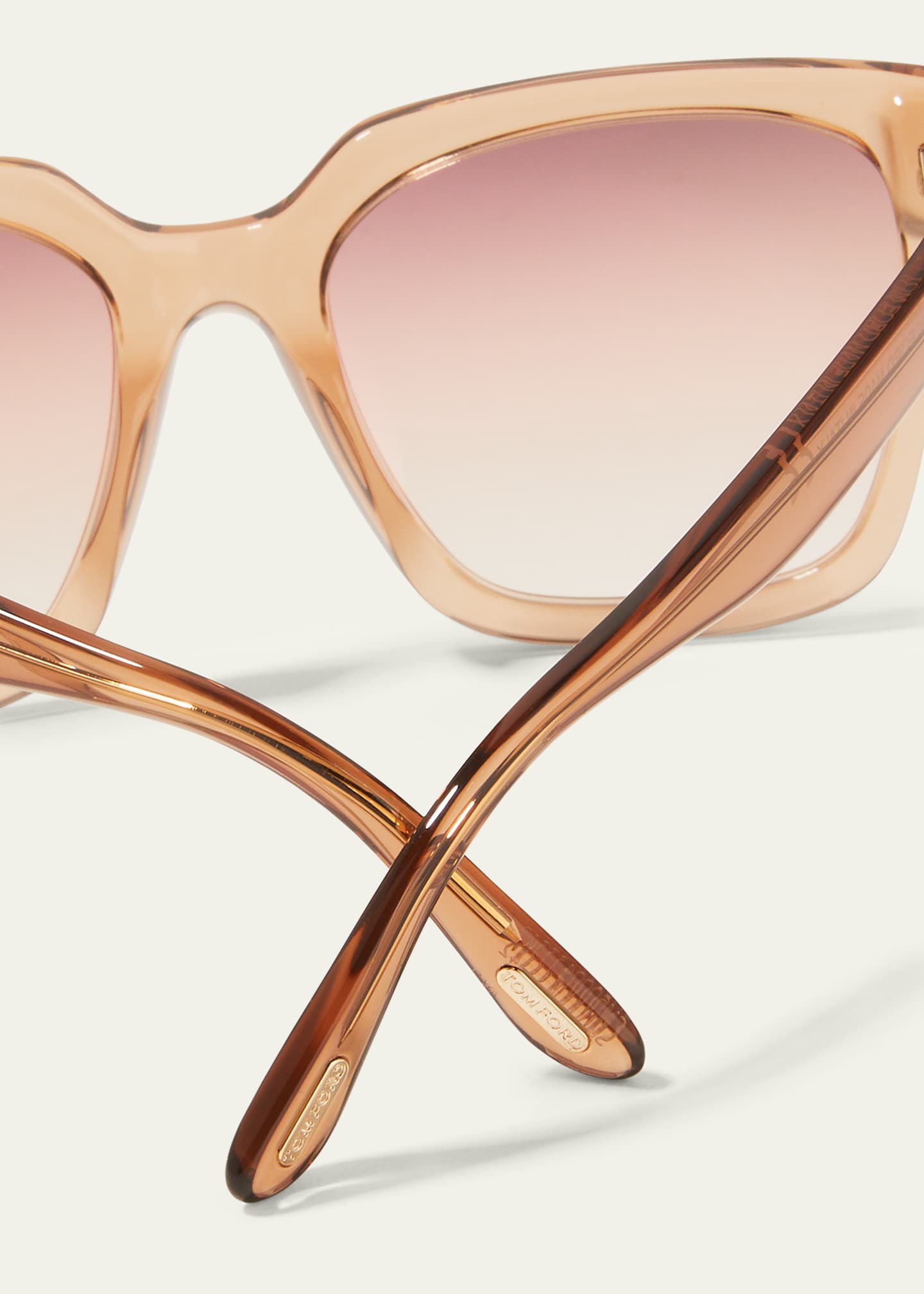 TOM FORD Selby Square Acetate Sunglasses - Bergdorf Goodman