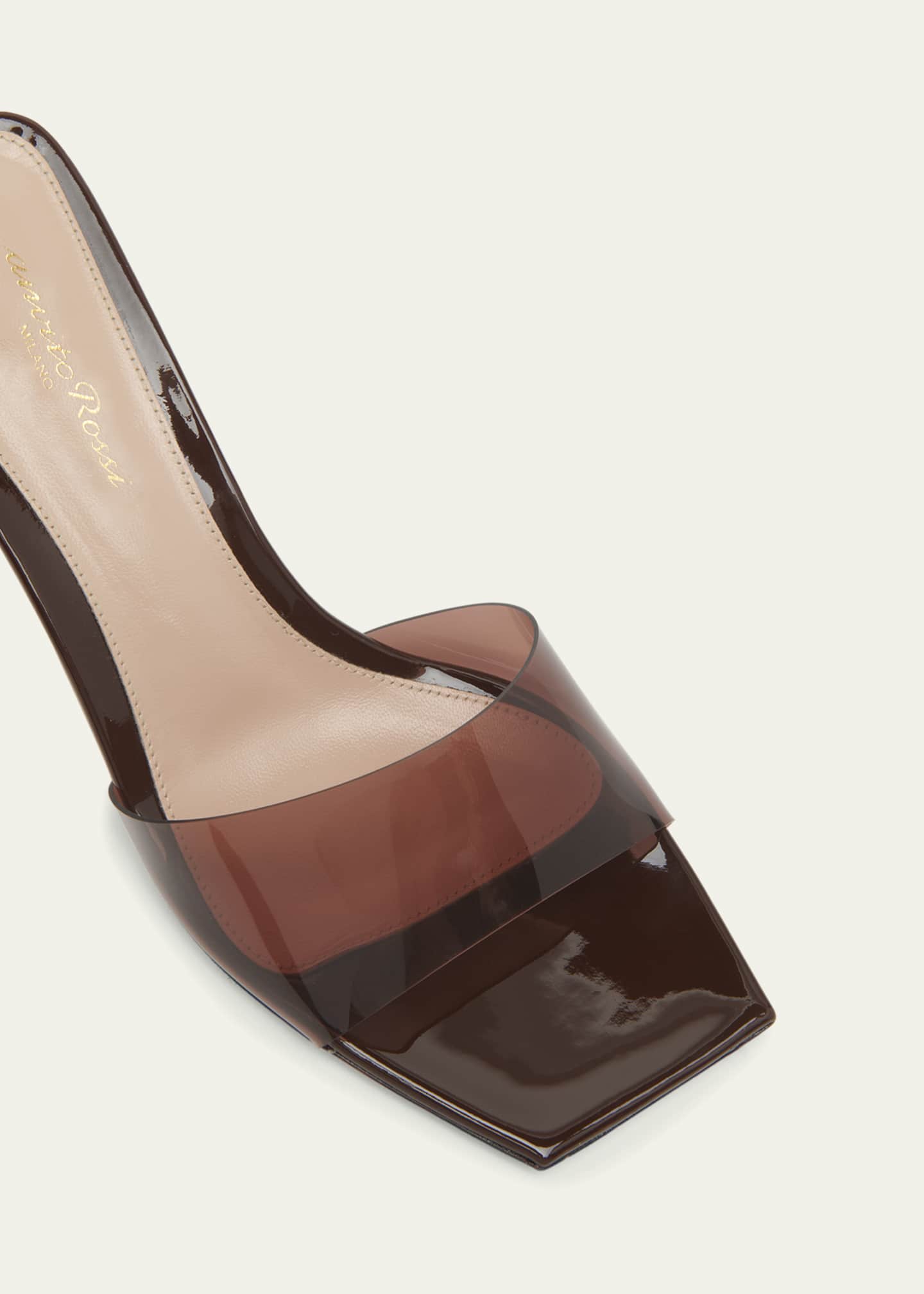 Clear mule sandals on sale