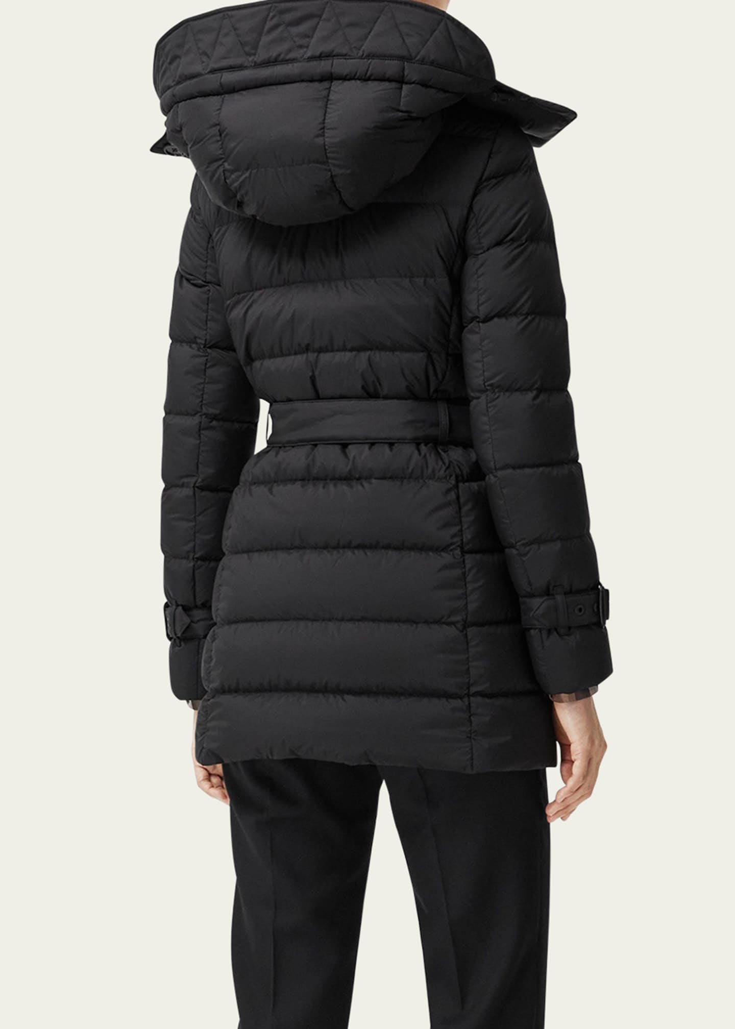 Burberry jacket with fur hood deals