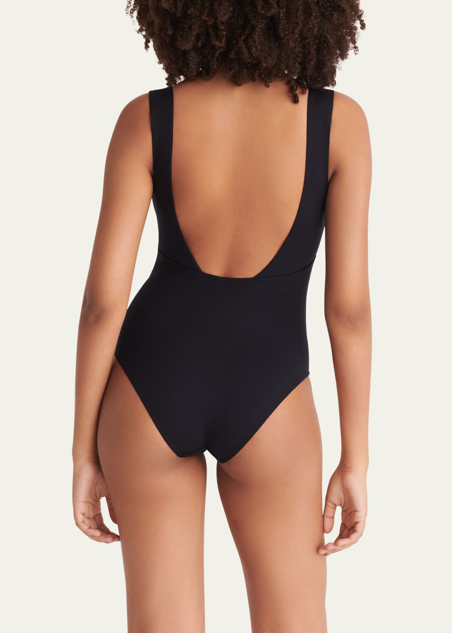 Eres Hold Up Low-Back One-Piece Swimsuit Image 3 of 5