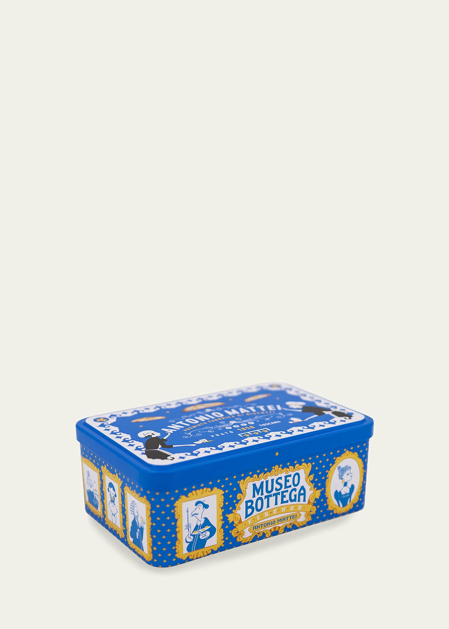 Antonio Mattei Biscottificio Renato Almond Biscotti Tin Box, 300 Grams Image 2 of 3
