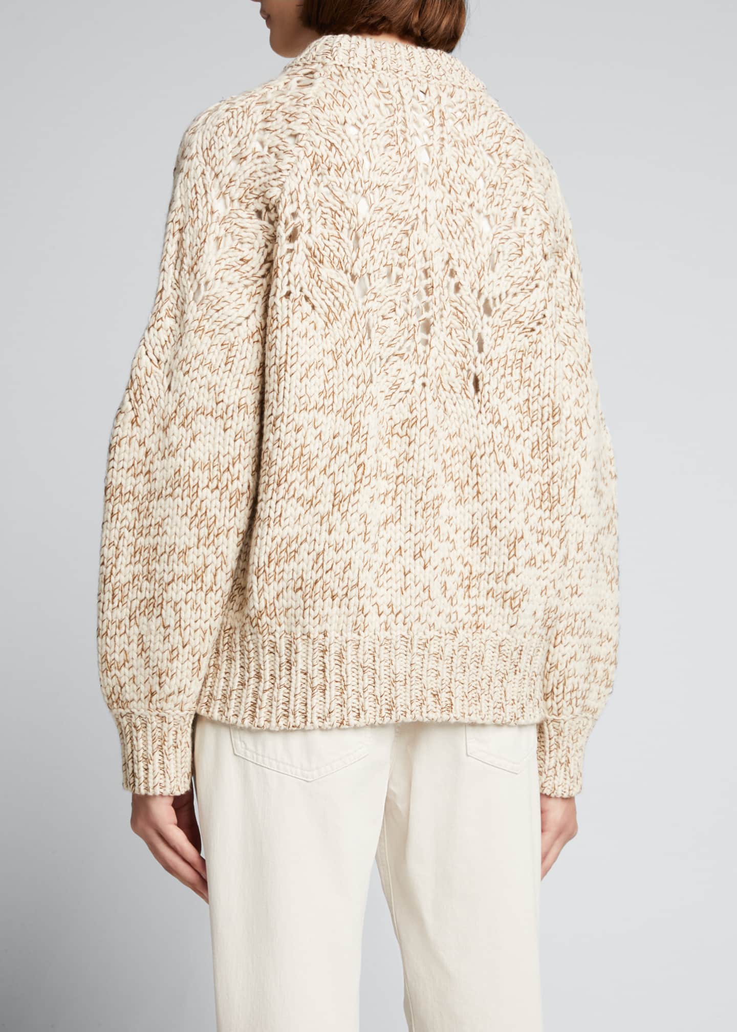 Brunello Cucinelli Open Cable-Knit Cashmere Sweater - Bergdorf Goodman