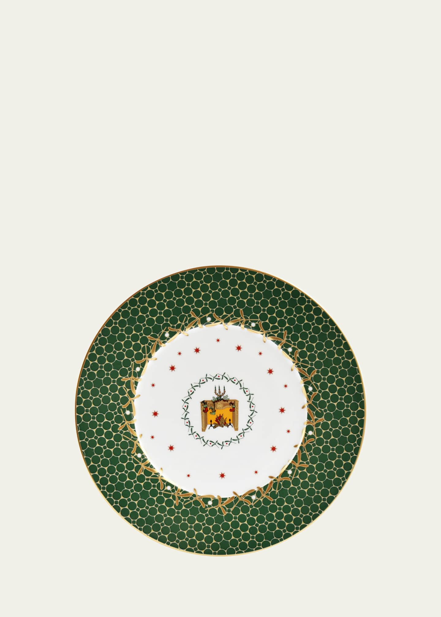 Bernardaud Green Fire Salad Plate