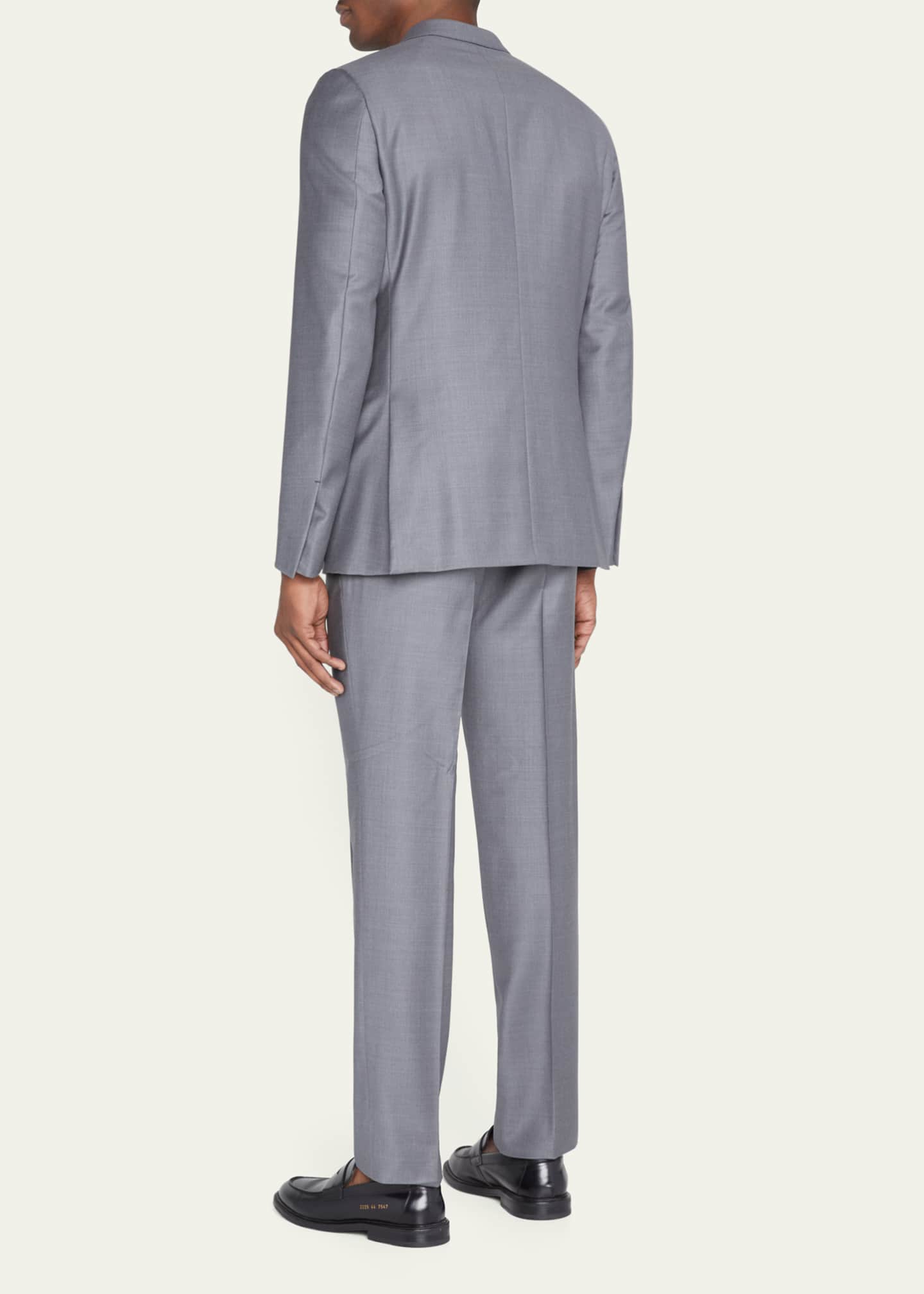 ZEGNA Men's Solid Wool Suit Bergdorf Goodman