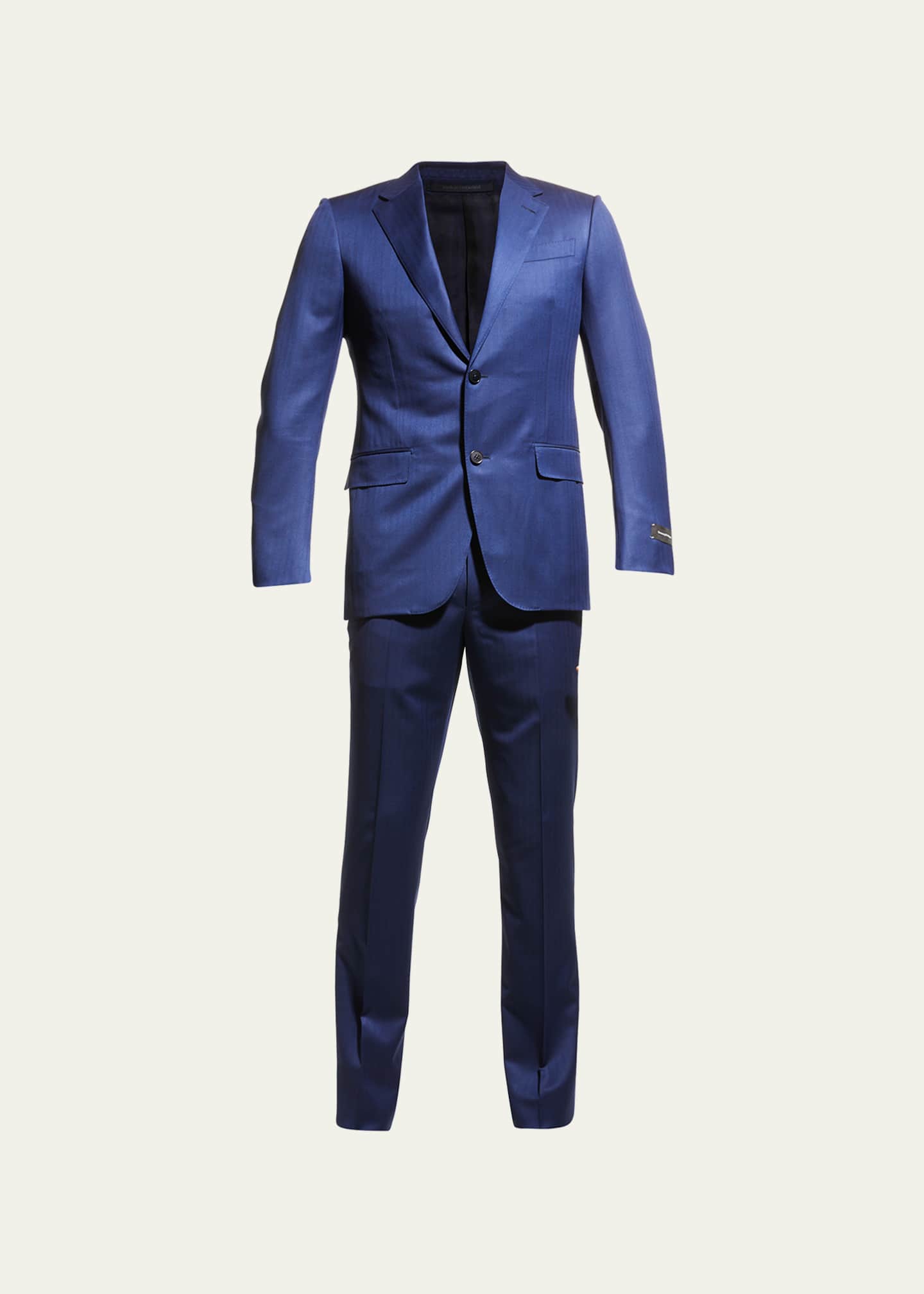 ZEGNA Men's Wool Herringbone Suit - Bergdorf Goodman