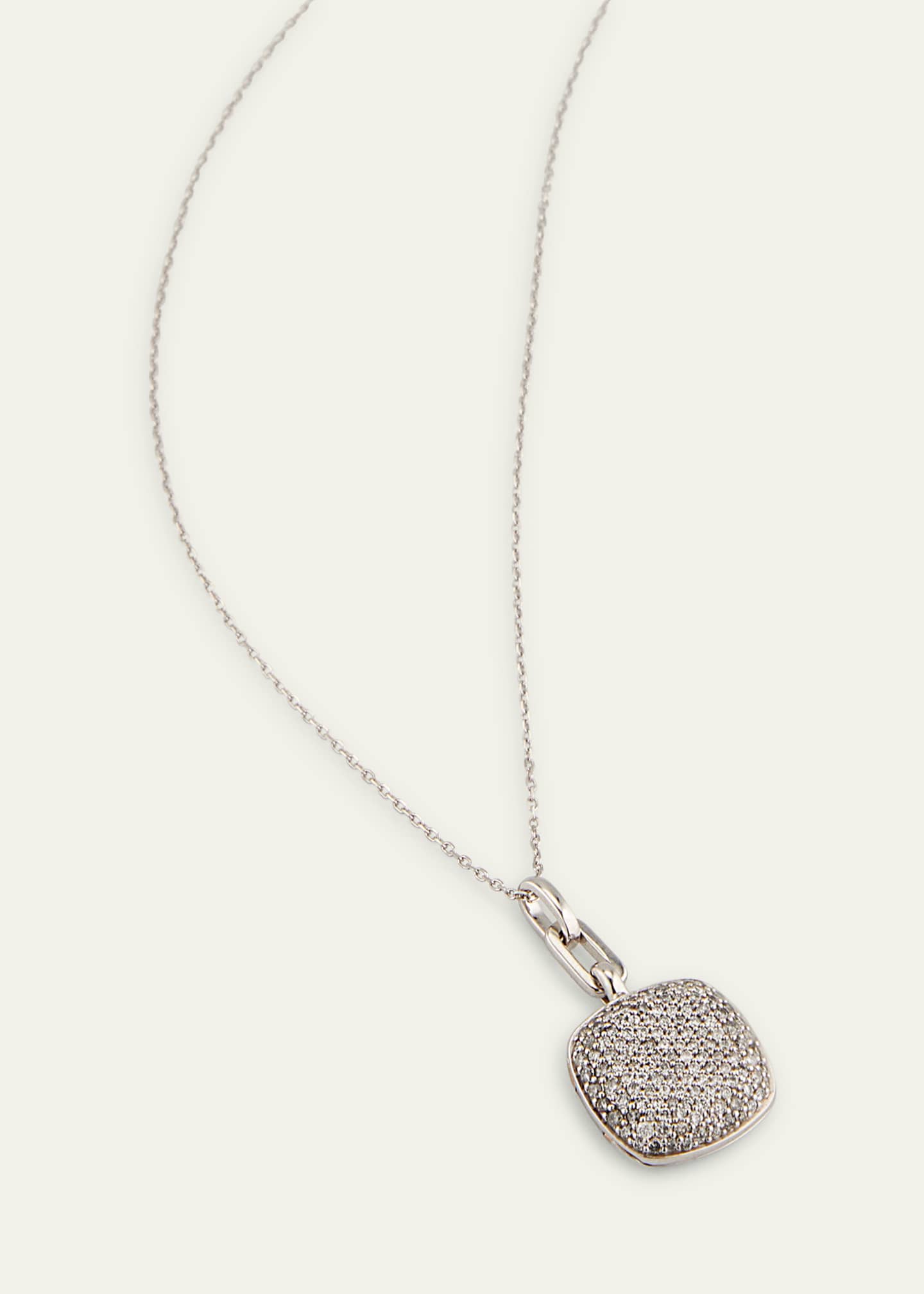 Monica Rich Kosann Slim "Rae" Locket Necklace with Salt and Pepper Diamonds Image 3 of 4