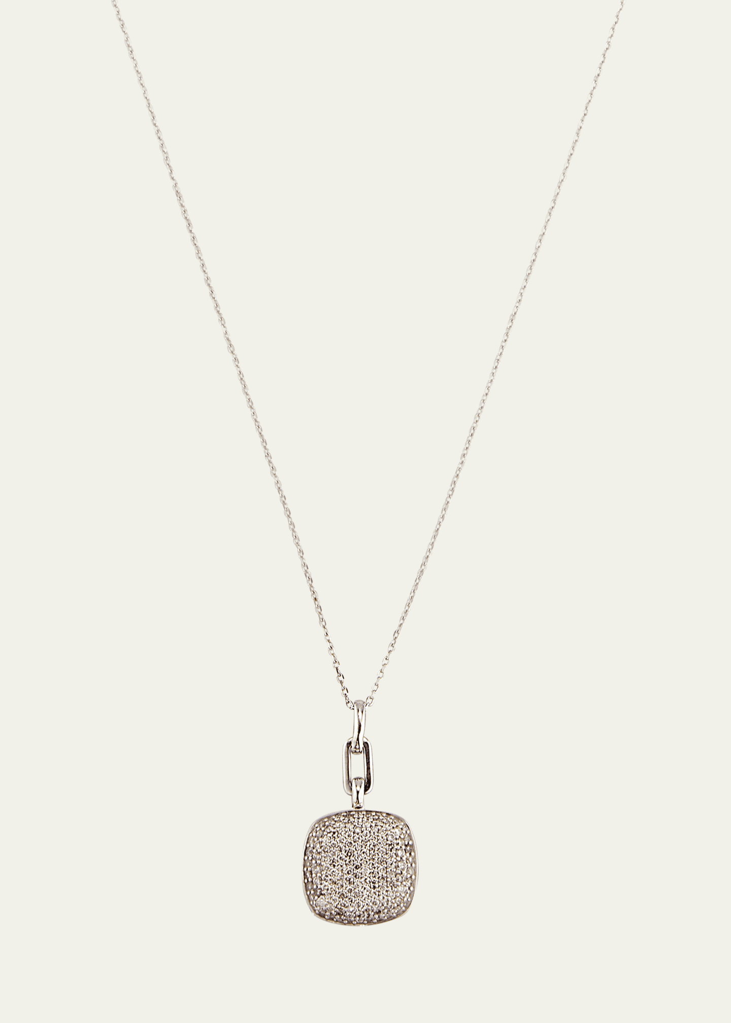 Monica Rich Kosann Slim "Rae" Locket Necklace with Salt and Pepper Diamonds Image 1 of 4