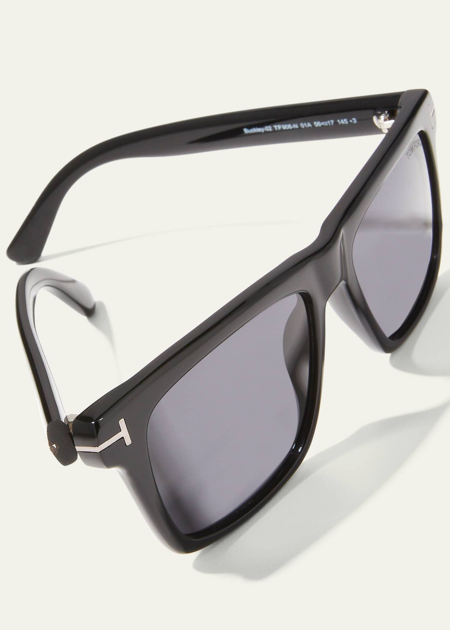 TOM FORD Men's Buckley-02 Square Acetate Sunglasses Image 4 of 4