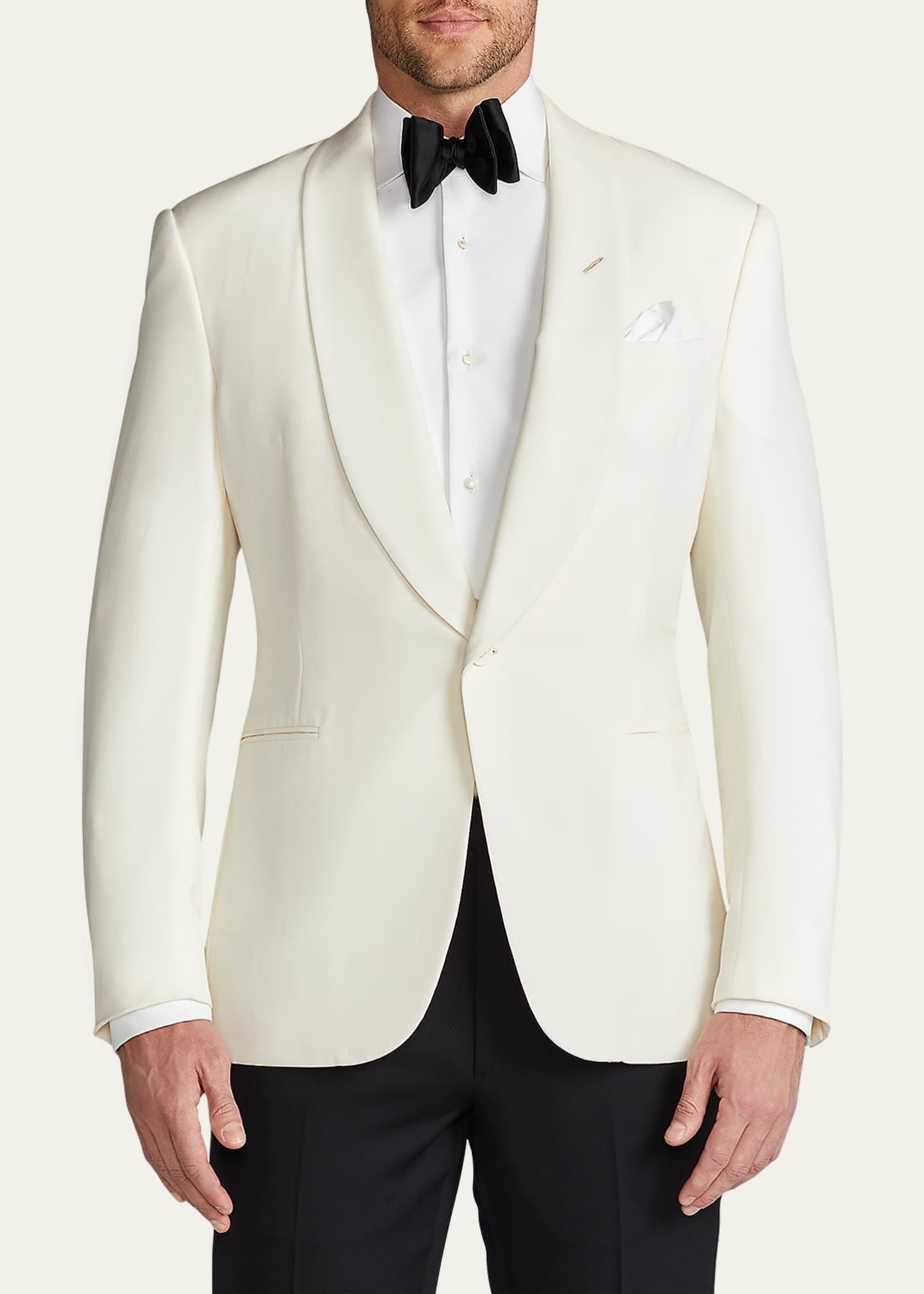 Ralph Lauren Purple Label Men s Wool Silk Shawl Dinner Jacket Bergdorf Goodman