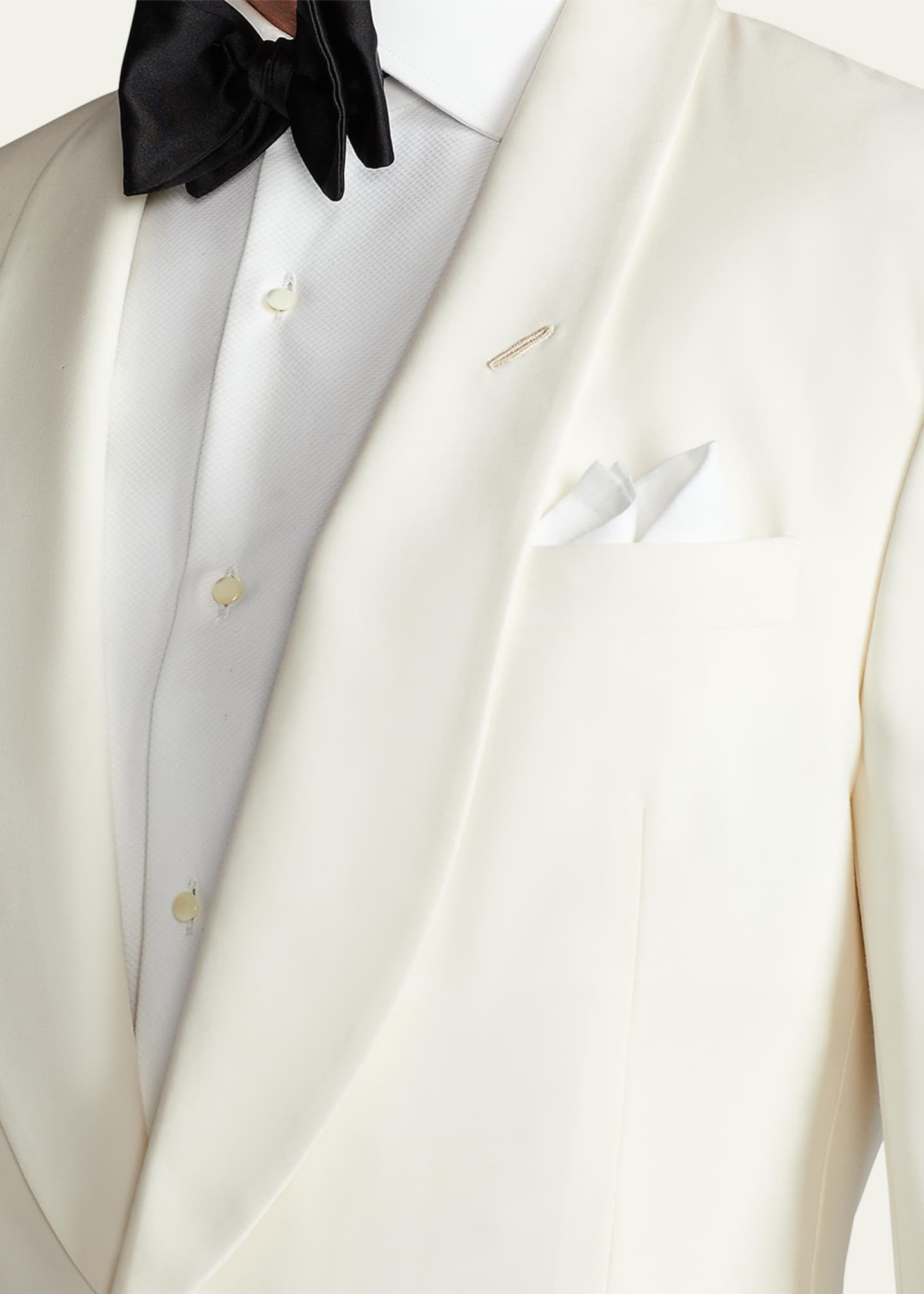 Ralph Lauren Purple Label Men's Wool-Silk Shawl Dinner Jacket Image 5 of 5