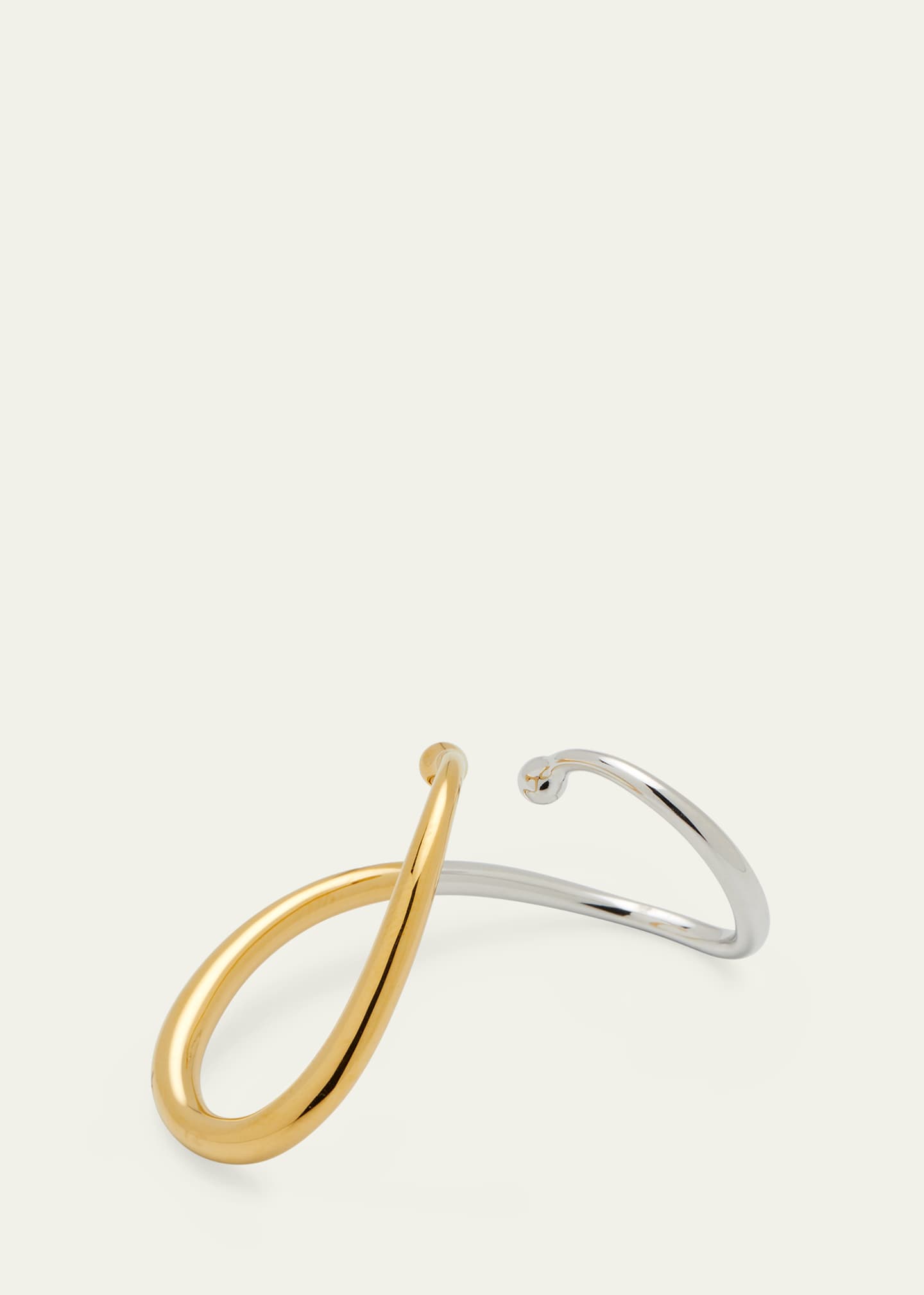 Charlotte Chesnais Petite Mirage Bicolor Double-Loop Ear Cuff