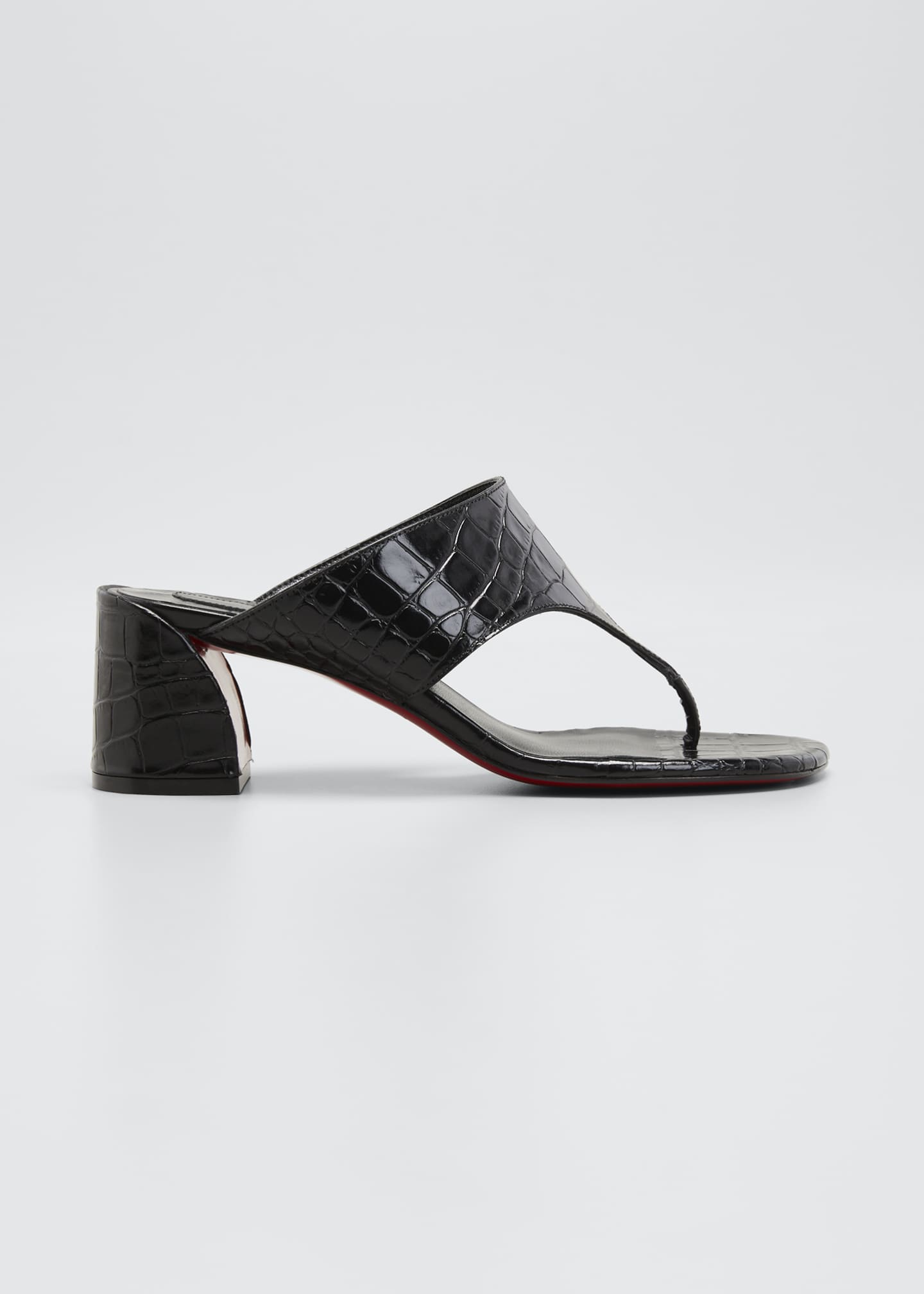Christian Louboutin Egyptic 55mm Red Sole Slide Sandals - Bergdorf 