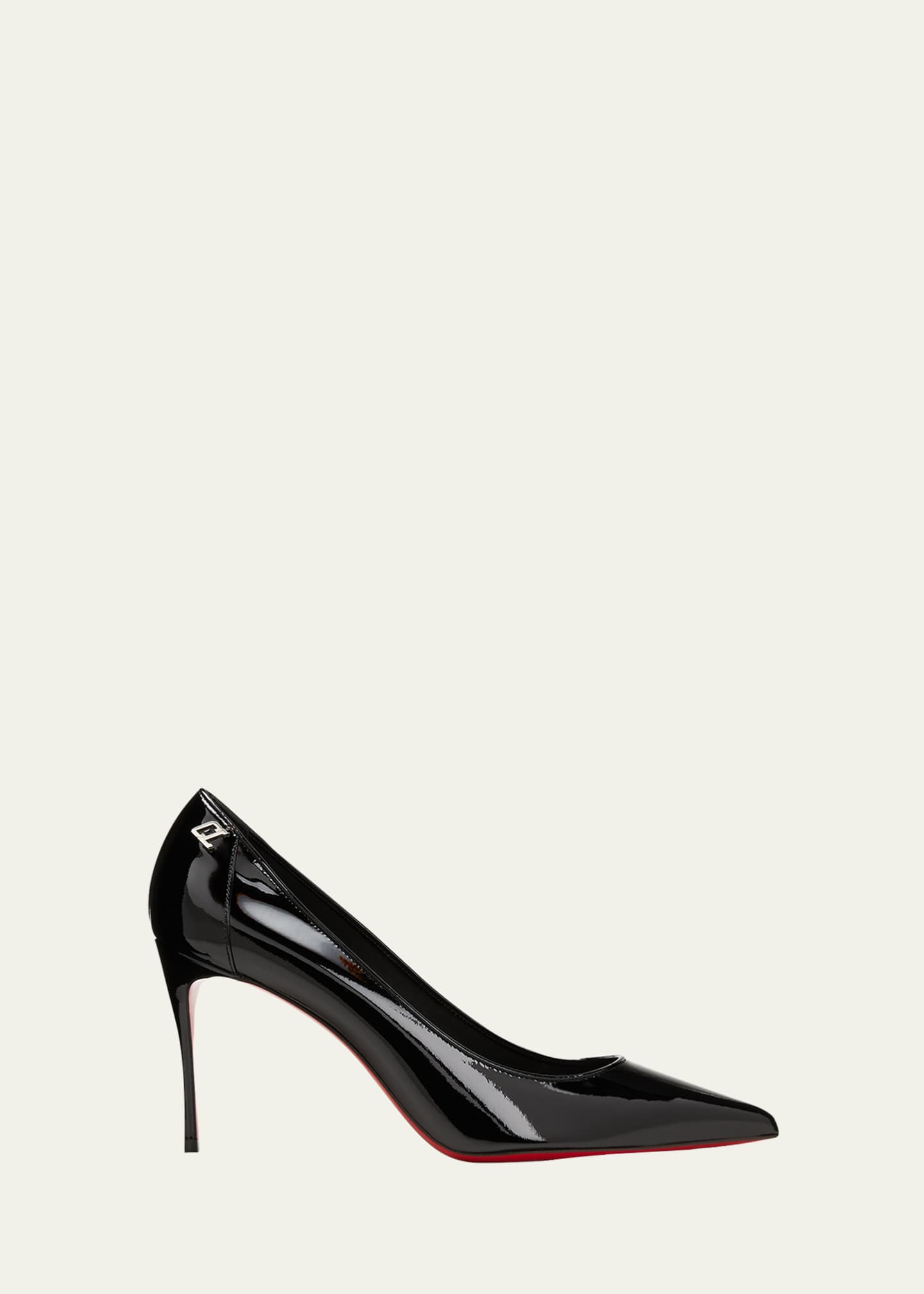 WOMENS Christian Louboutin So Kate Black Patent Pointed-Toe Red