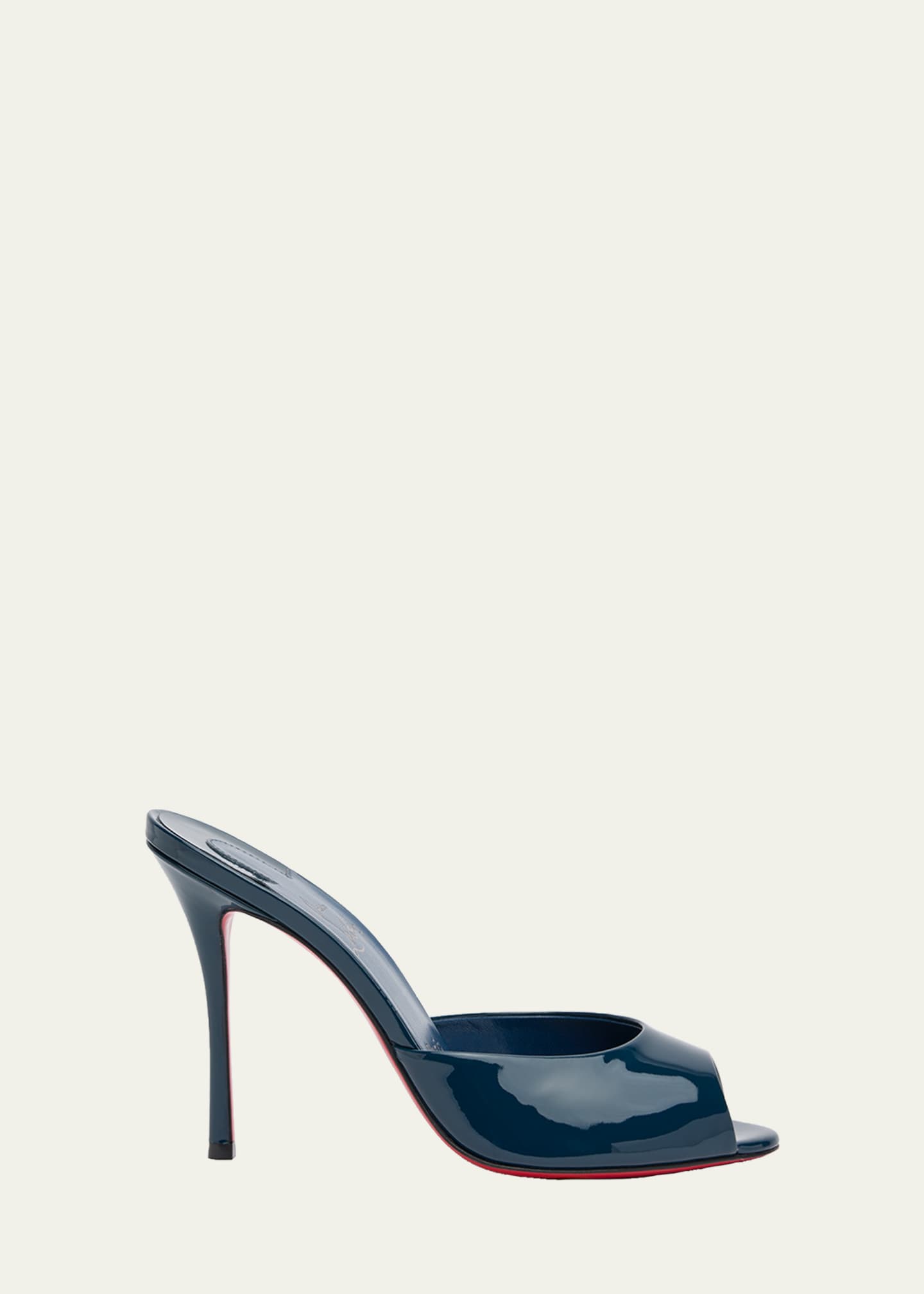 Christian Louboutin 100mm Me Dolly Patent Red Sole Sandals