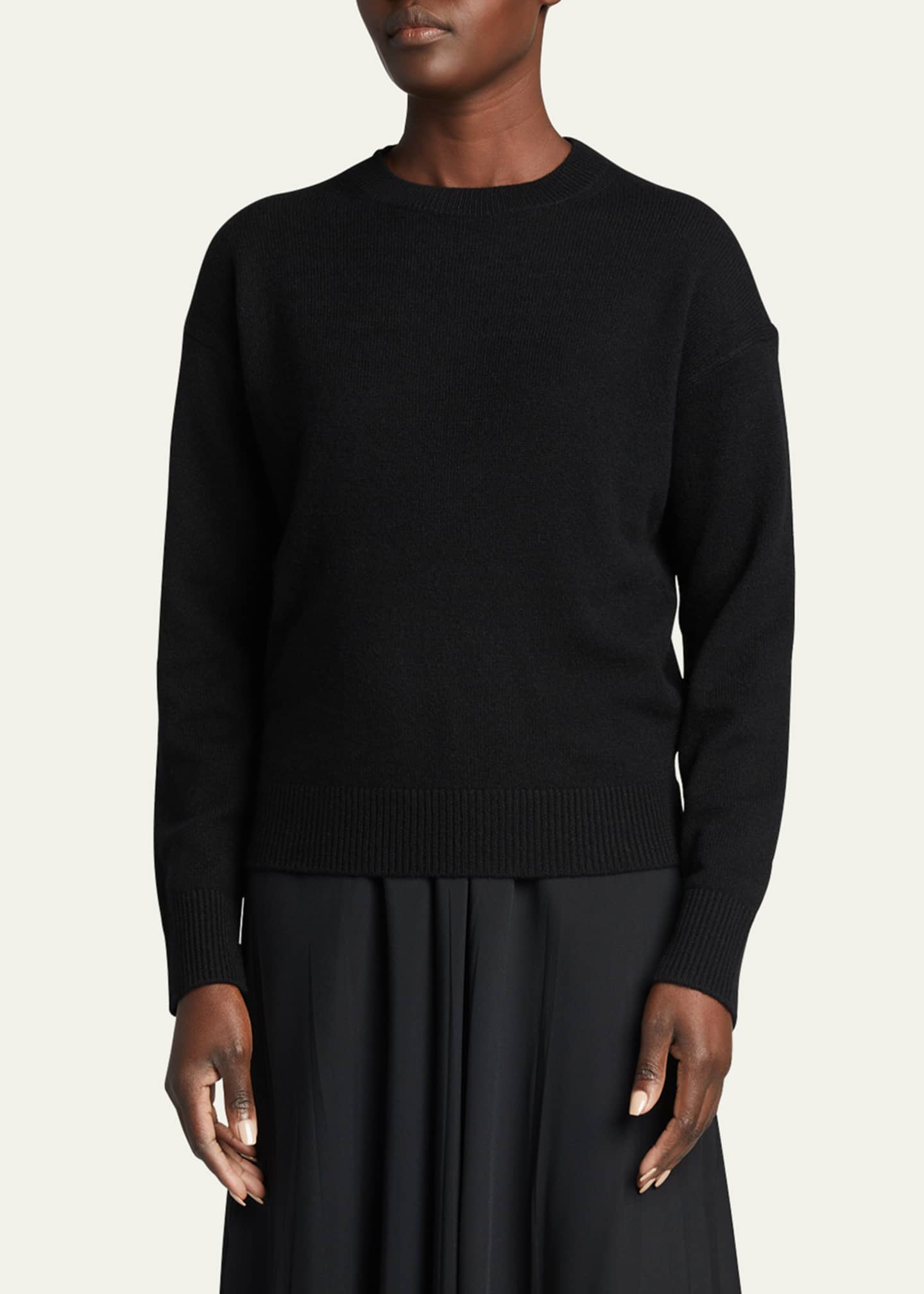 Theory black cashmere sweater discount