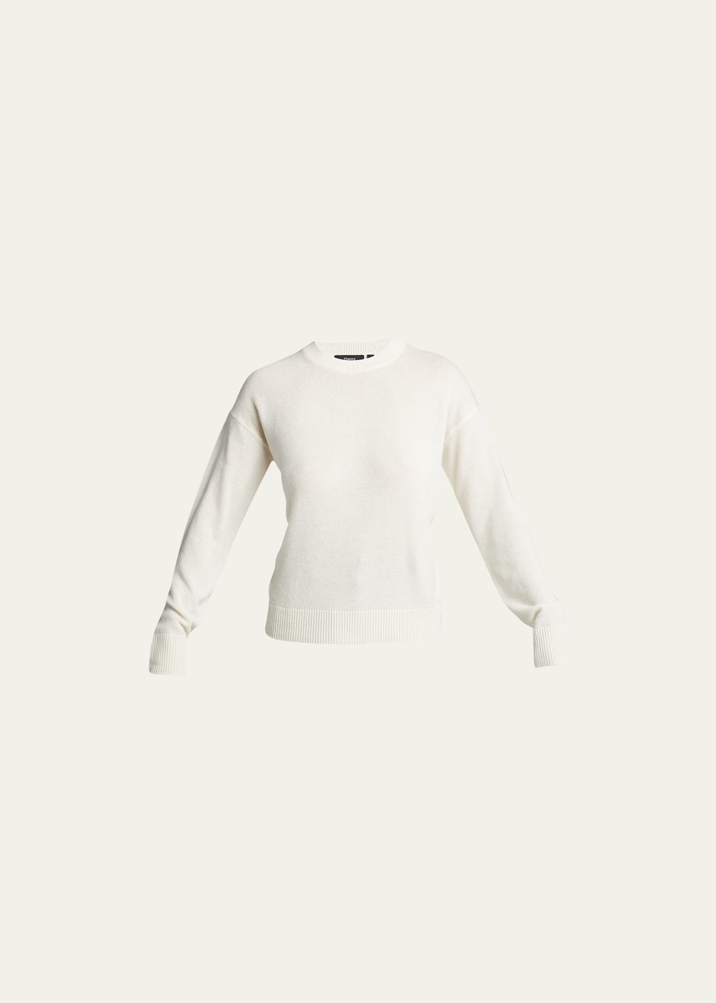 Theory Easy Cashmere Crewneck Sweater Image 1 of 5
