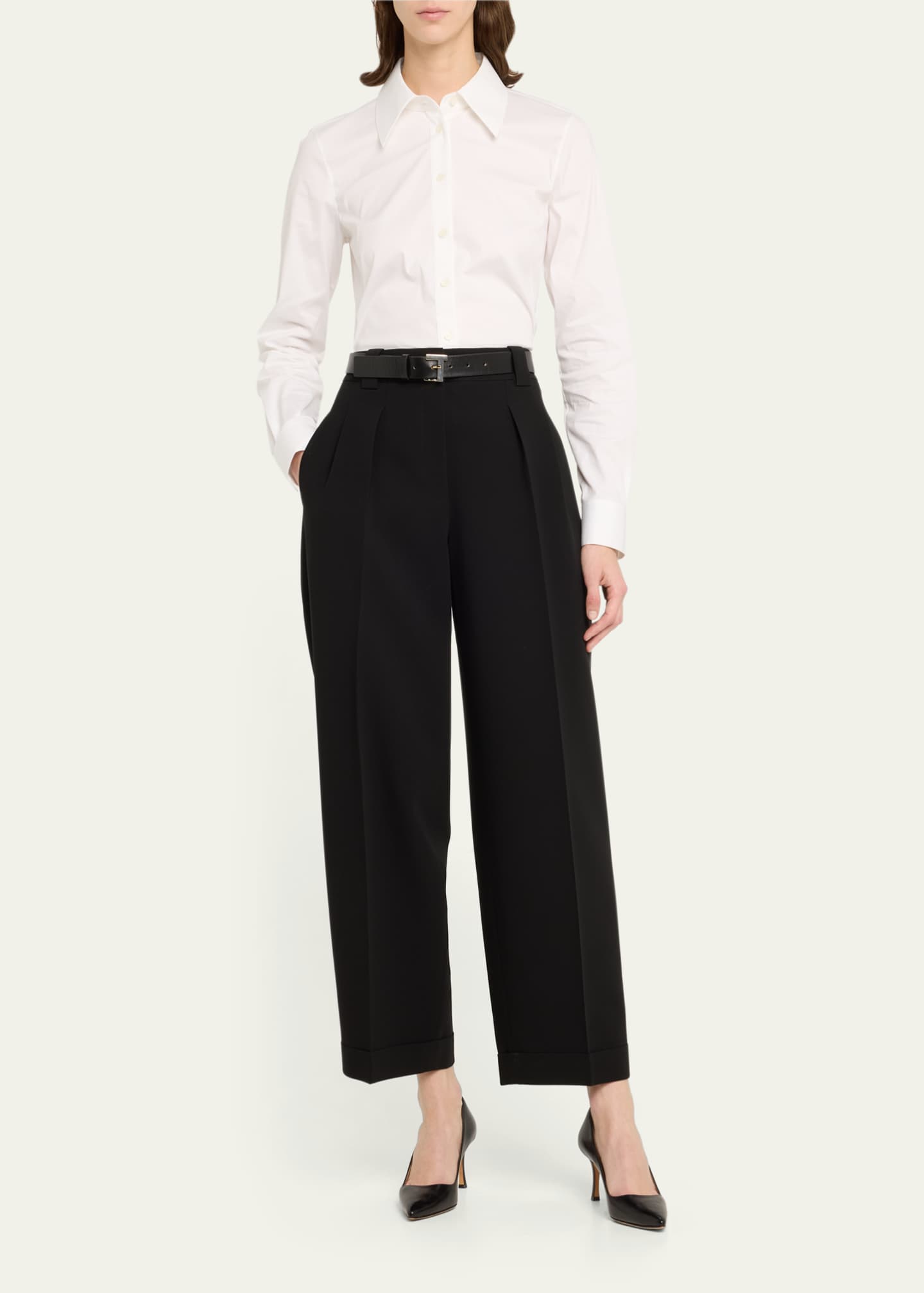 Lafayette 148 New York Kennedy Button-Down Shirt Image 2 of 5