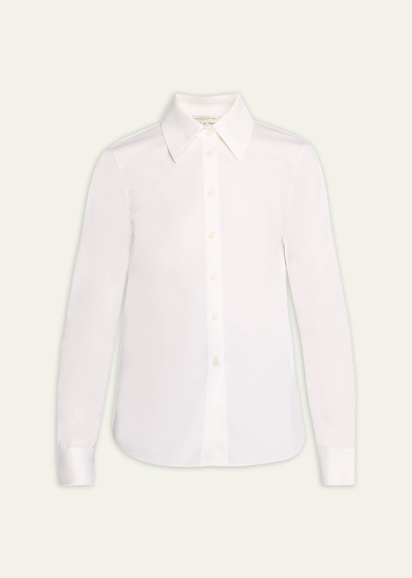 Lafayette 148 New York Kennedy Button-Down Shirt Image 1 of 5