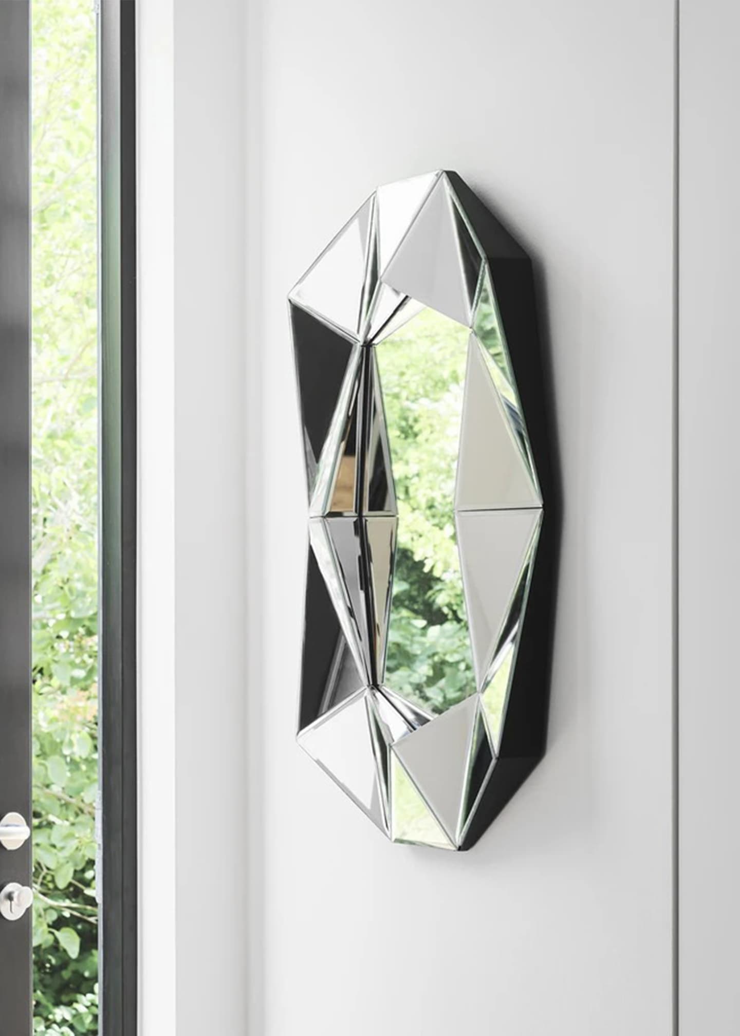 Reflections Copenhagen Small Diamond Silver Mirror Image 2 of 2