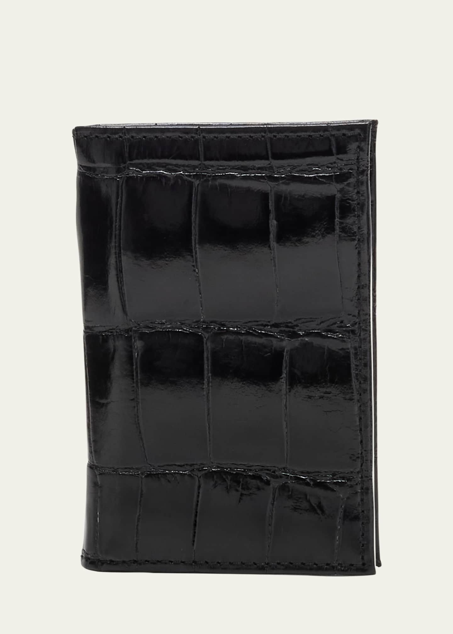 Abas Men's Alligator Card Case Image 1 of 2