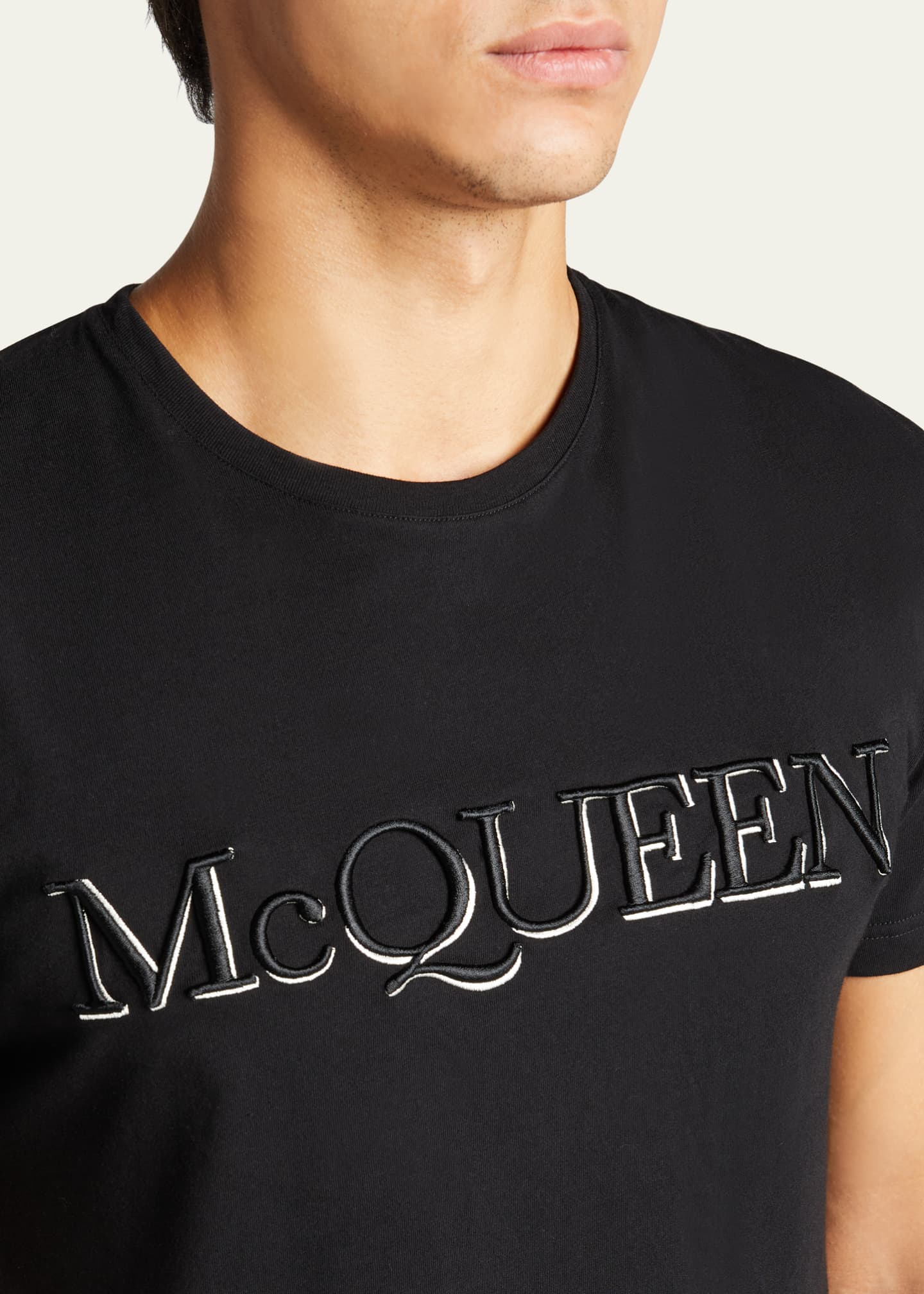 Alexander McQueen embroidered logo retailer Baseball