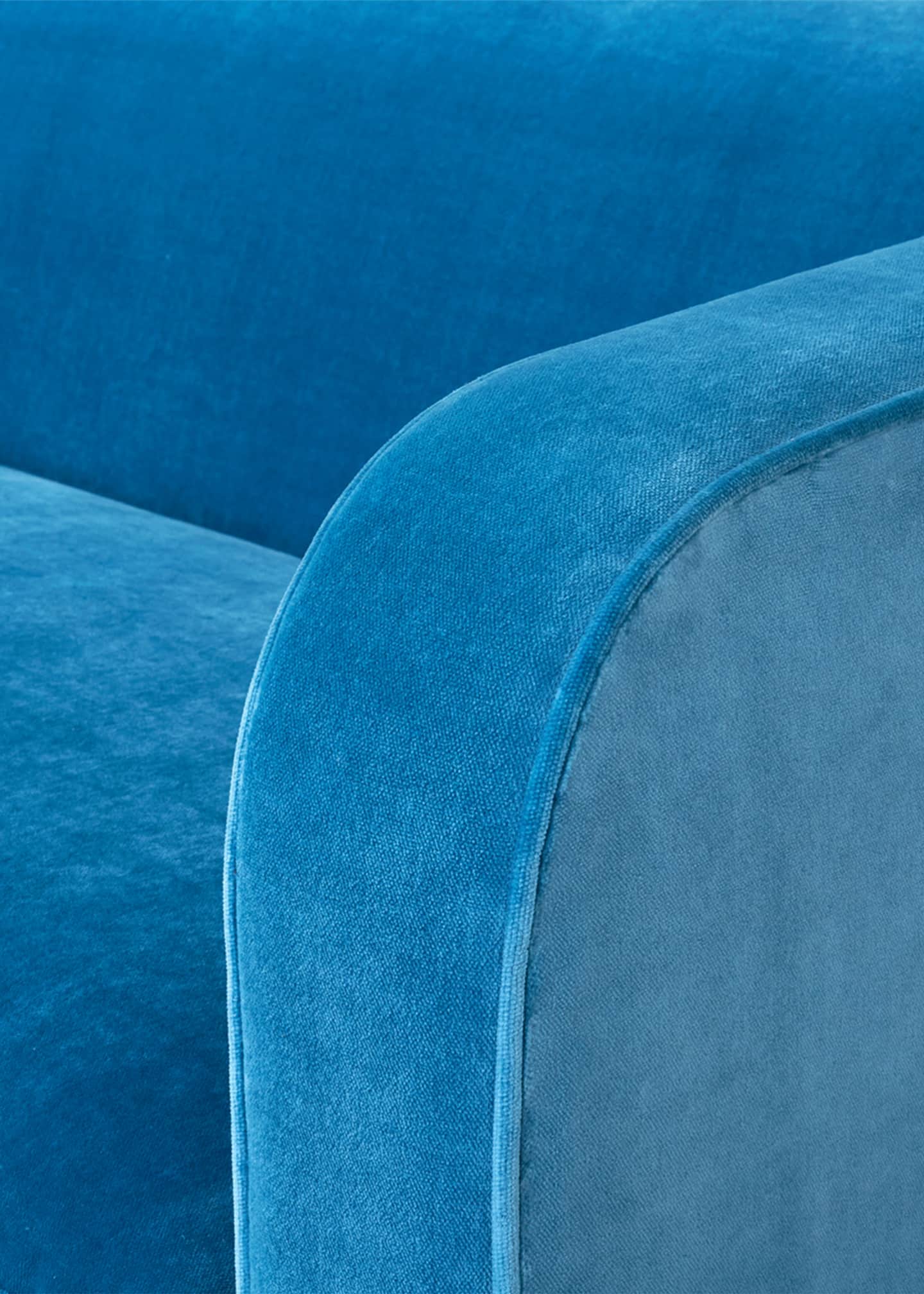 Jonathan Adler Sunset LAF Sectional, Venice Azure Image 3 of 3
