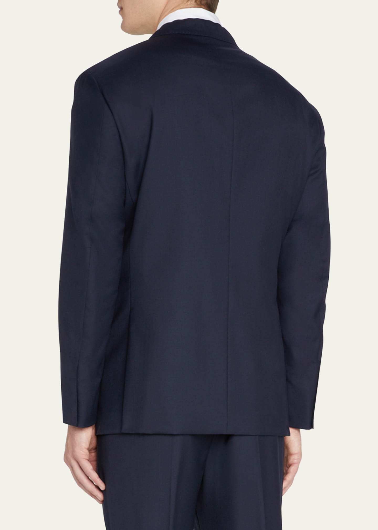 Brunello Cucinelli Men's Solid Peak-Lapel Tuxedo Image 3 of 5