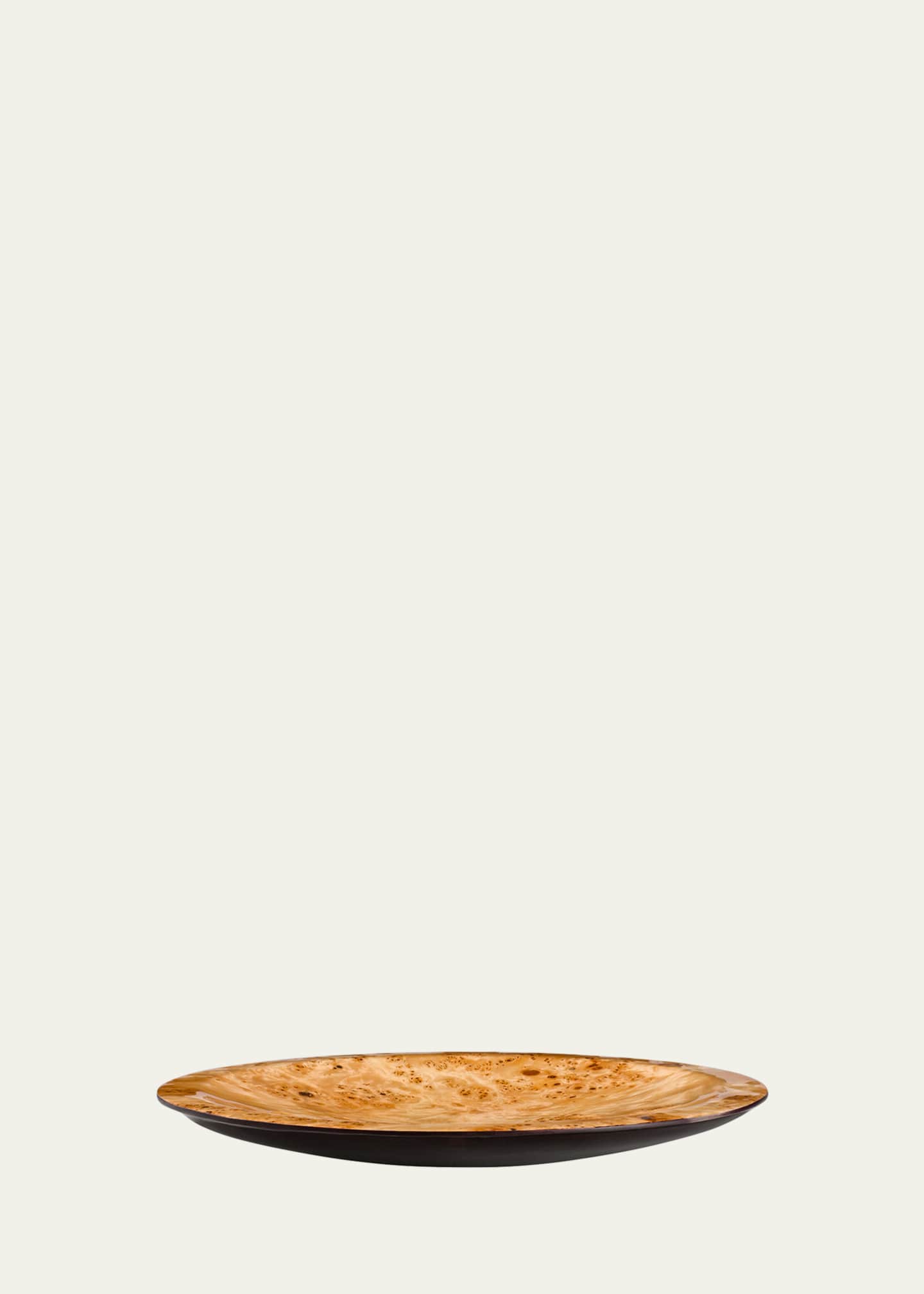 LADORADA Burl Veneer Round Centerpiece Image 2 of 3