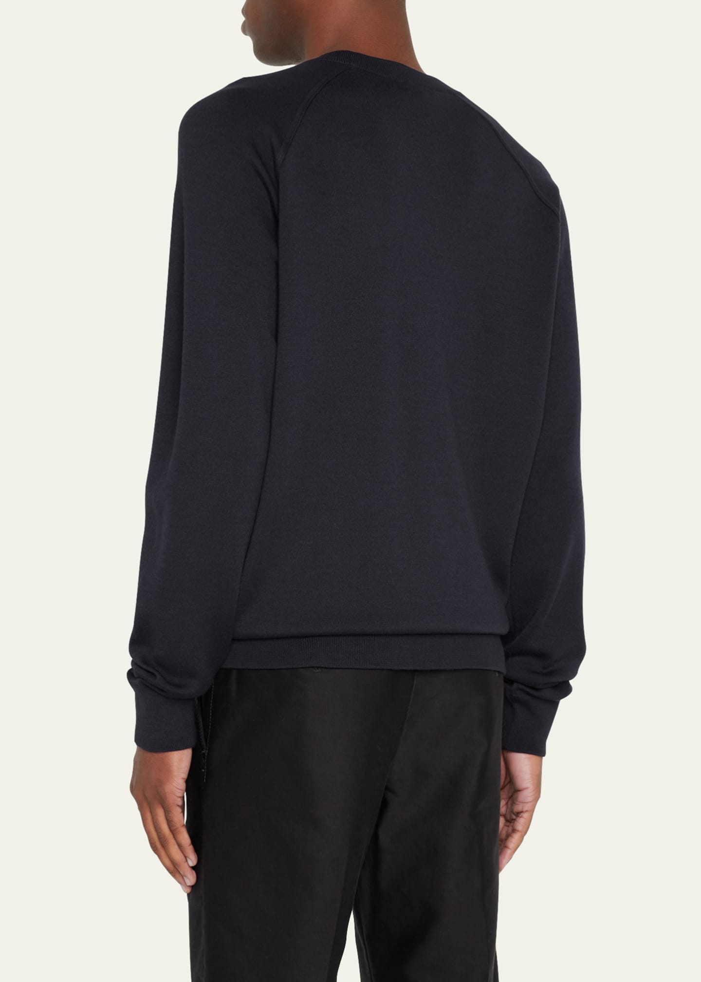 Loro Piana Men's Girocollo Balfour Crewneck Sweater Image 3 of 5