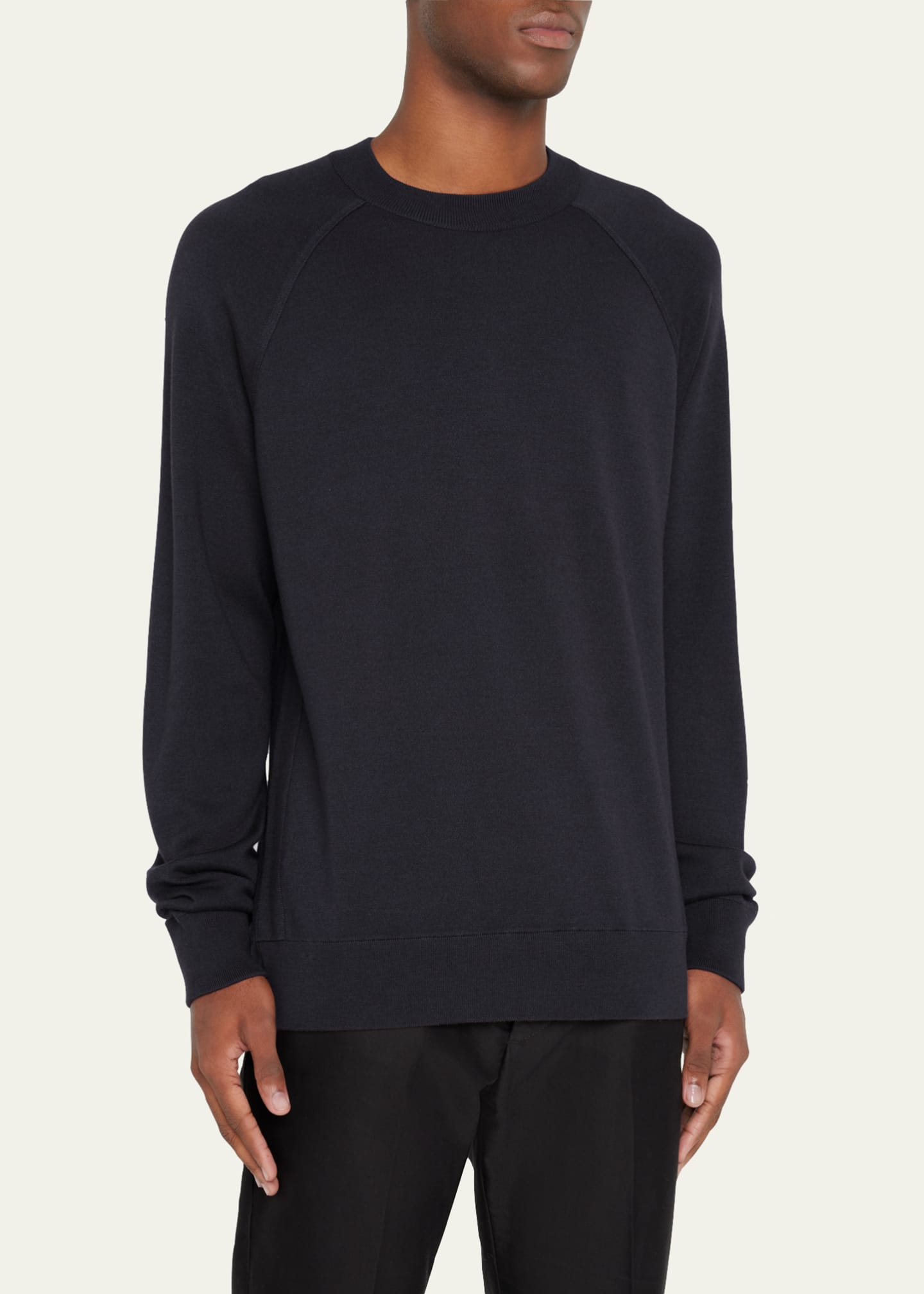 Loro Piana Men's Girocollo Balfour Crewneck Sweater Image 4 of 5