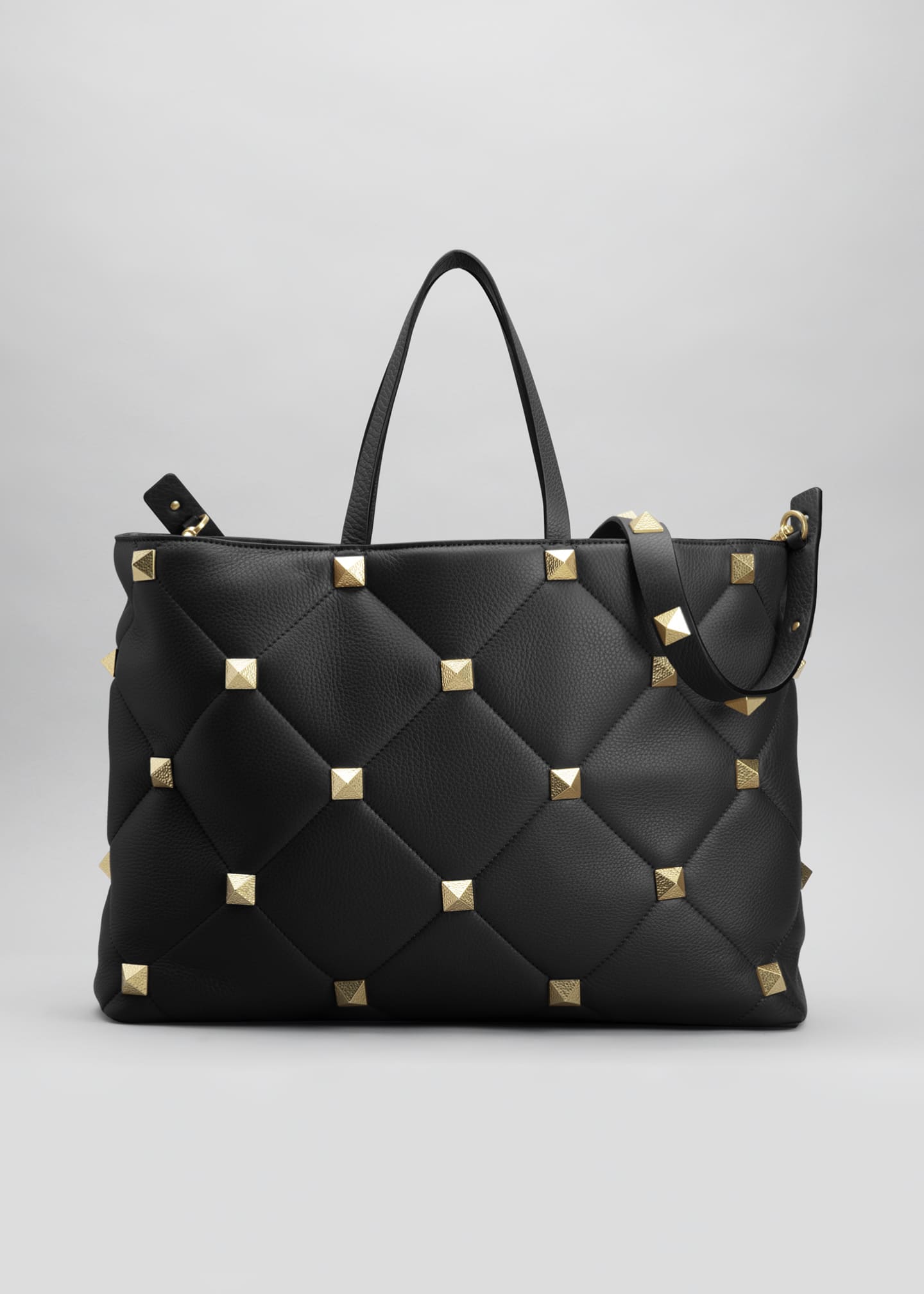 Valentino Garavani Roman Stud Quilted Large Tote Bag Image 1 of 5