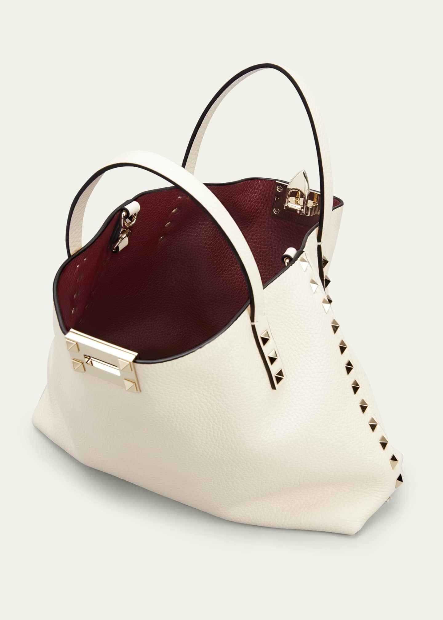 Valentino Garavani Rockstud Calfskin Handbag
