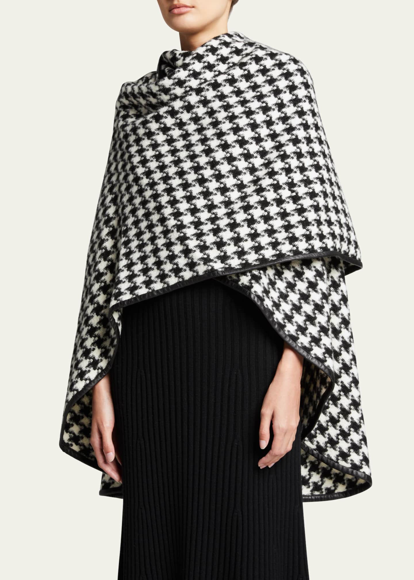 Sofia cashmere deals houndstooth coat